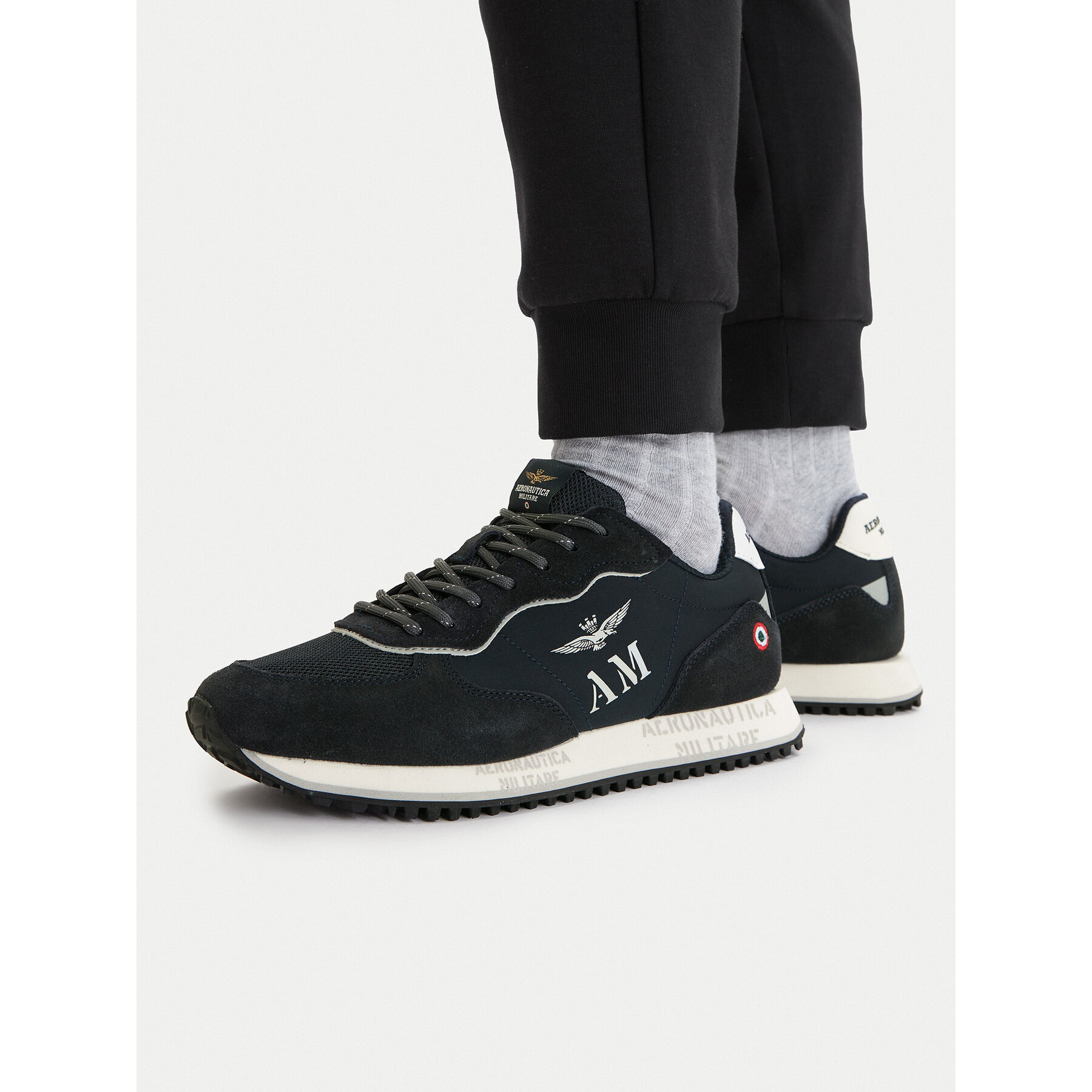 Sneakers Aeronautica Militare 261SC0320UPL00313 Bleumarin