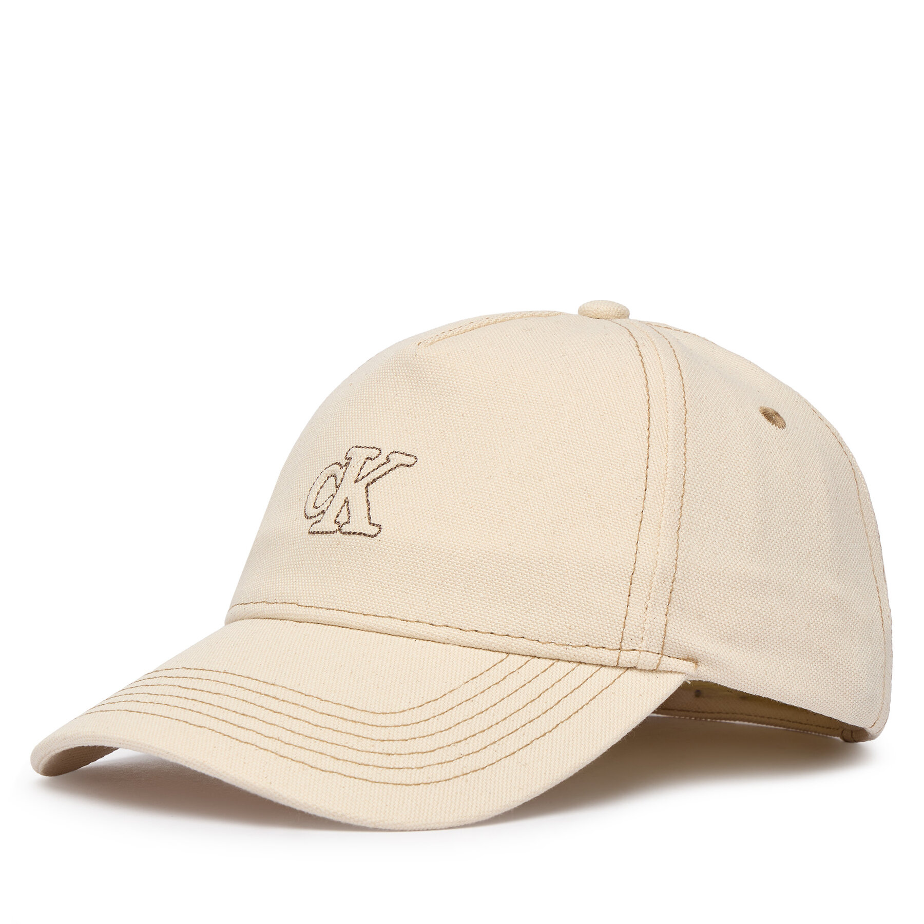 Șapcă Calvin Klein LV04F5061G Écru