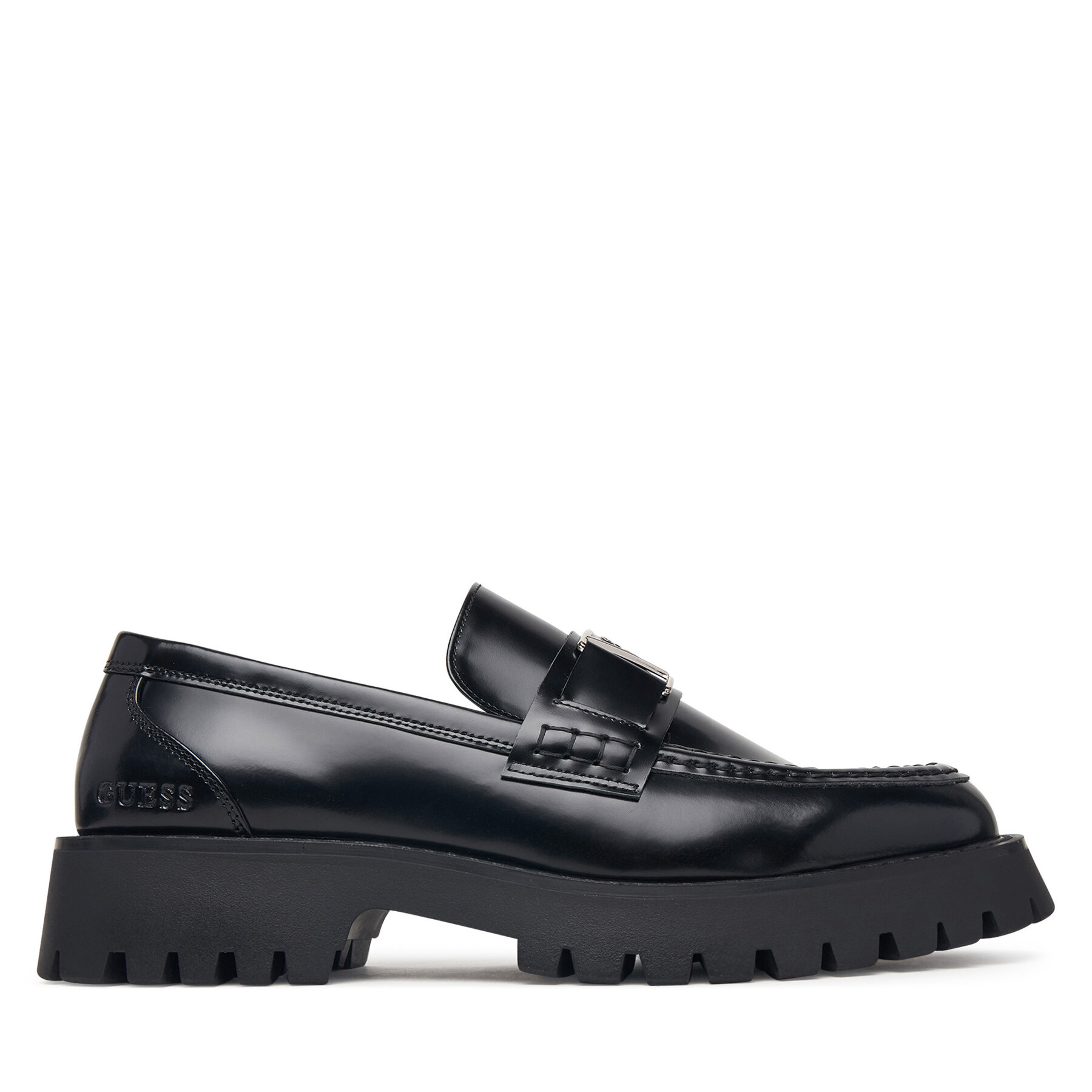 Loaferice Guess FMFGOR LEA14 Crna