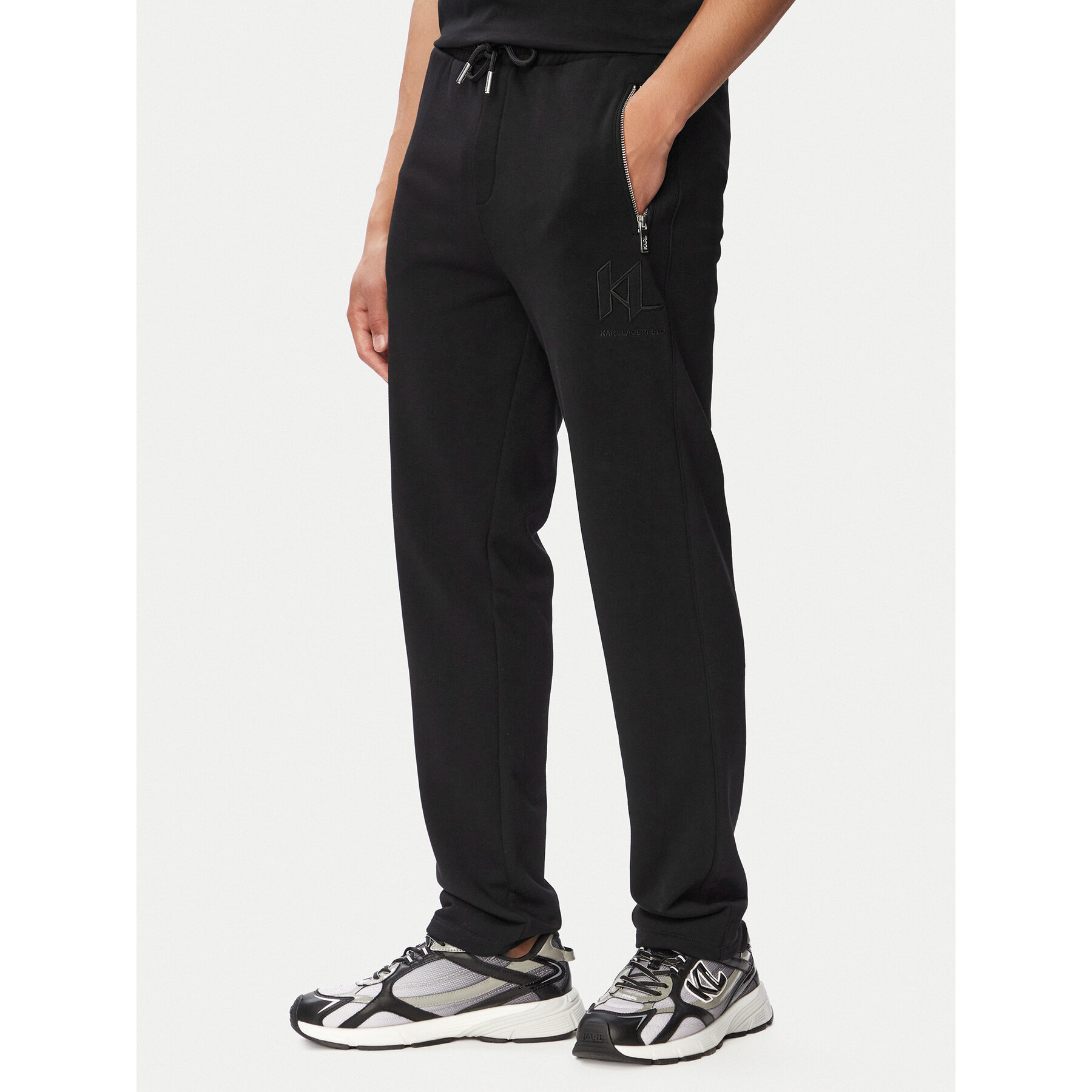 KARL LAGERFELD Jogginghose 705019 563900 Schwarz Regular Fit