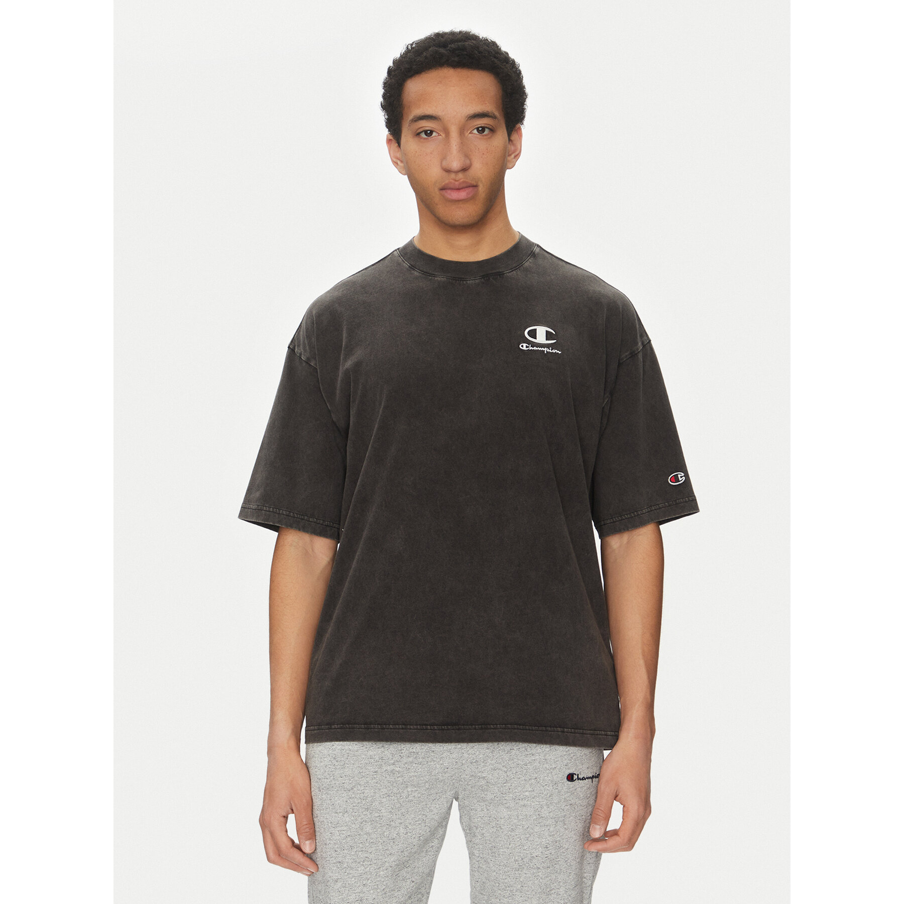 Champion T-Shirt 221257 Schwarz Regular Fit