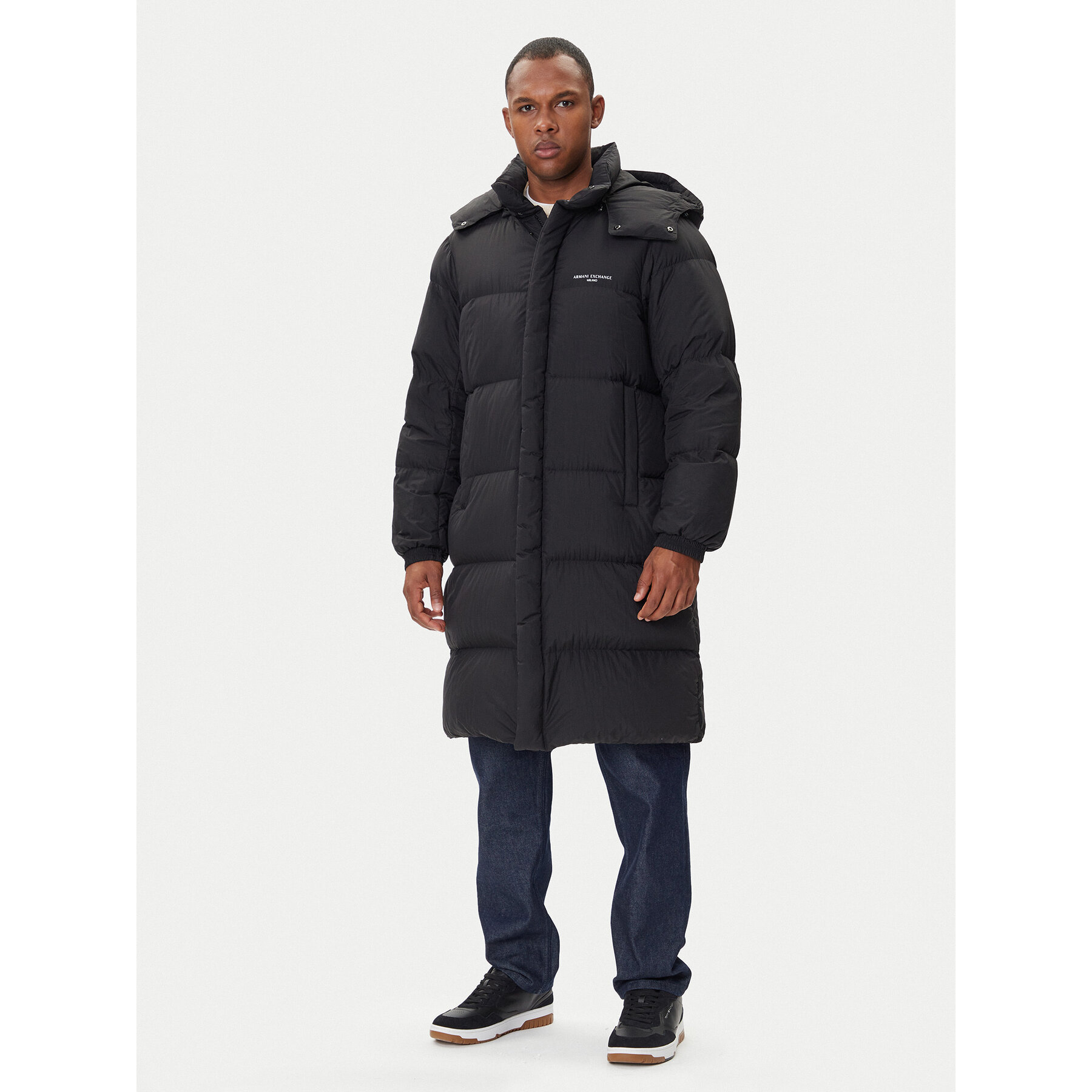 Armani Exchange Daunenjacke XM001846 AF16340 UC001 Schwarz Regular Fit