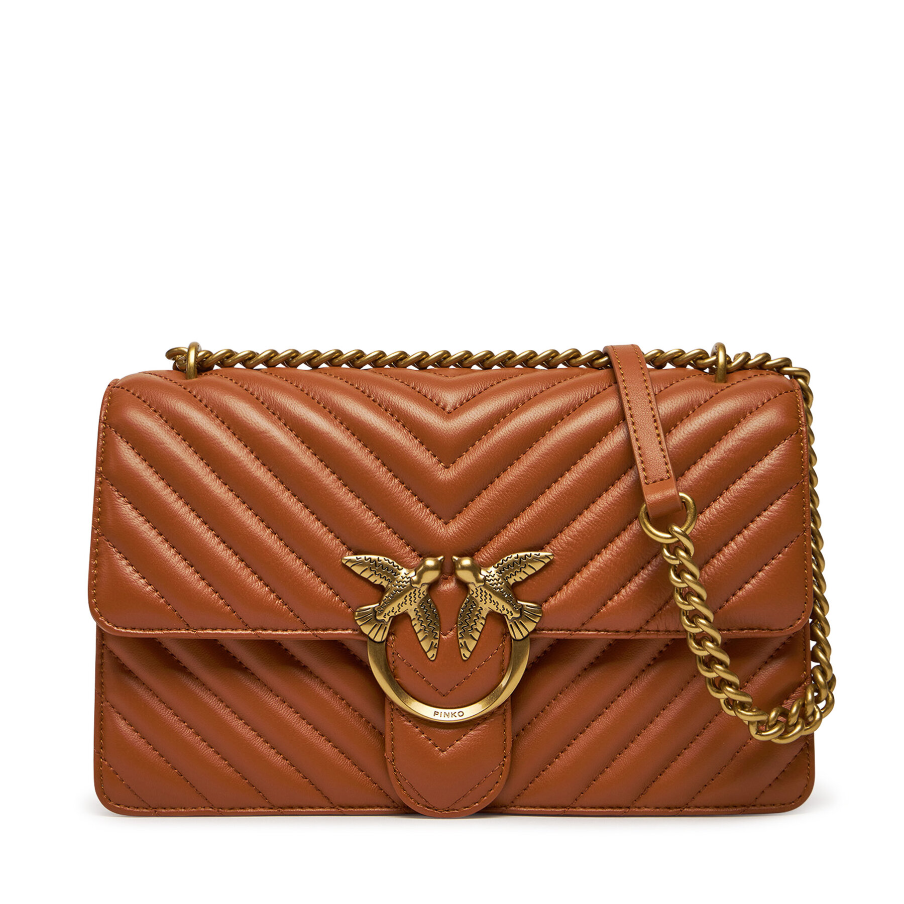 Táska PINKO Love One Classic Dc PE 24 PLTT 100941 A0GK Barna