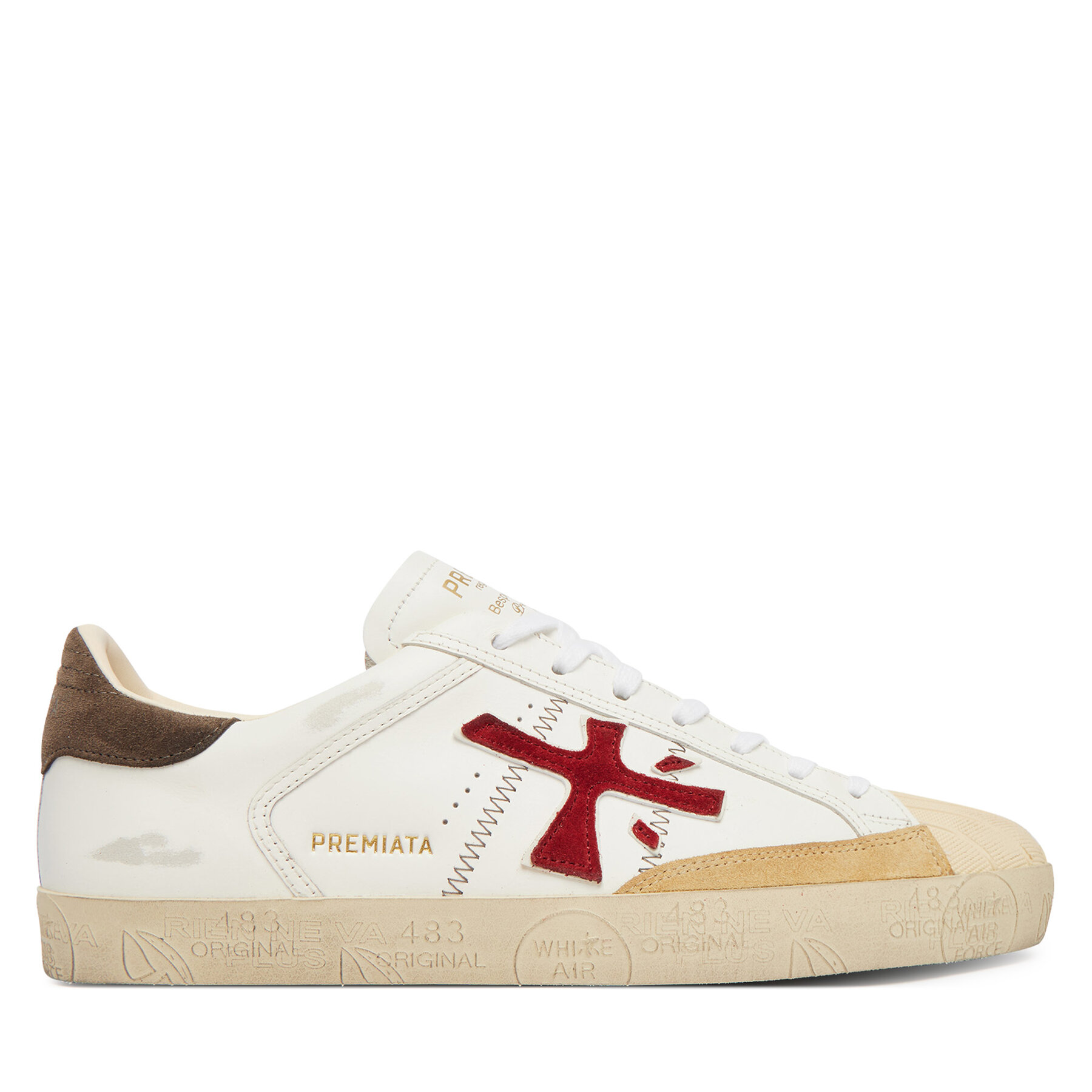 Sneakers Premiata Steven Var 8044 Alb