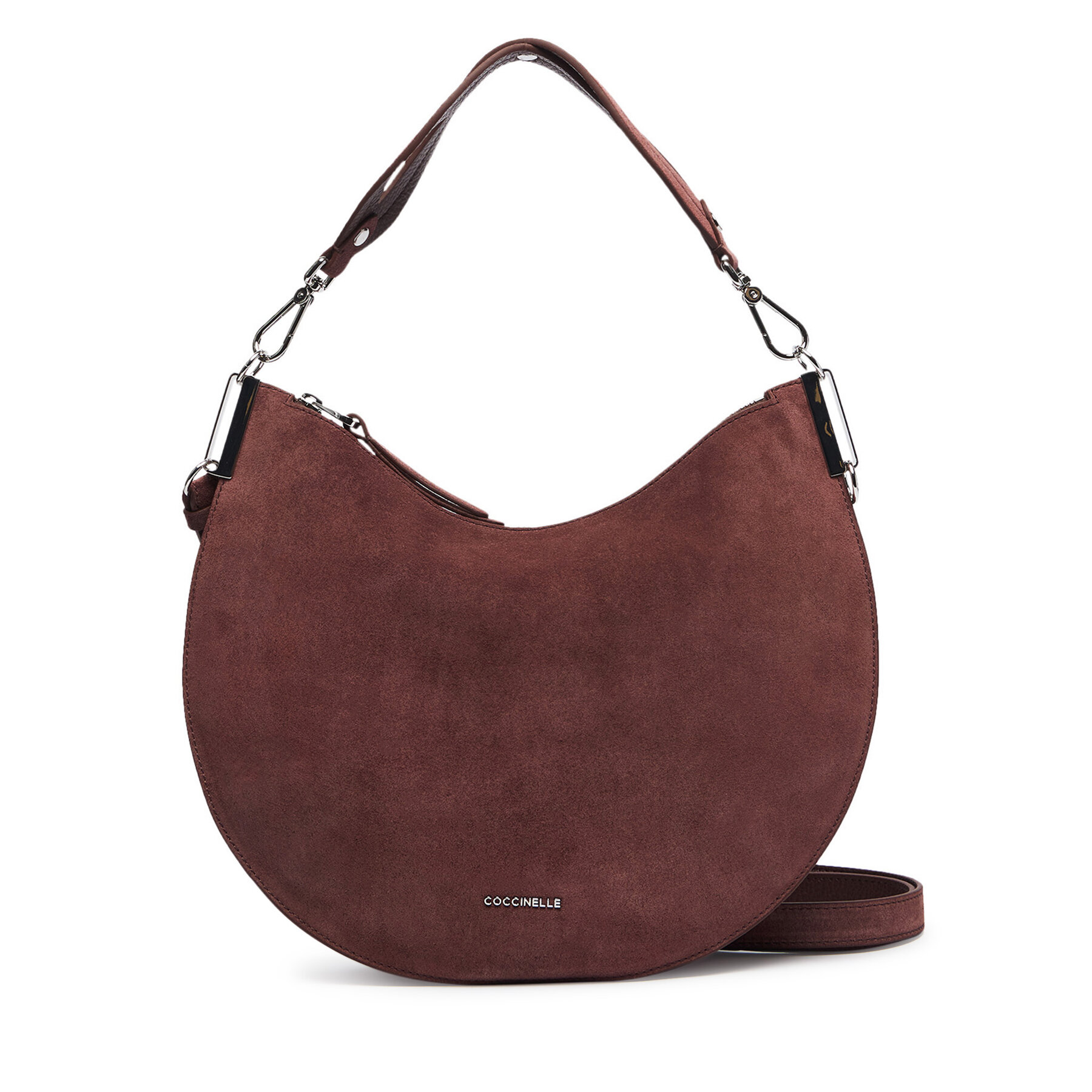 Ročna torba Coccinelle QKG Coccinellesunup Suede E1 QKG 13 02 01 Bordo rdeča