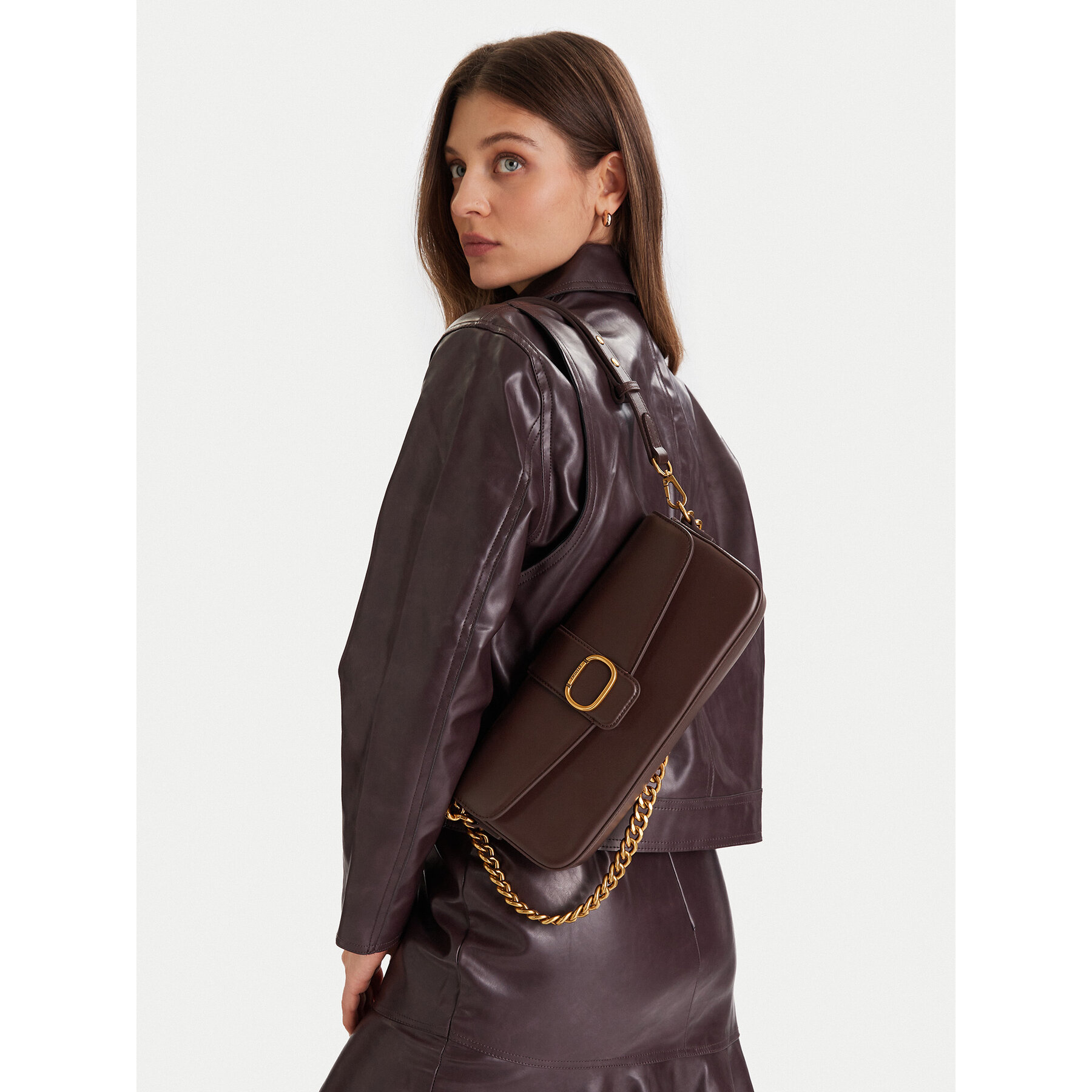 Geantă TWINSET 252TD836A Maro