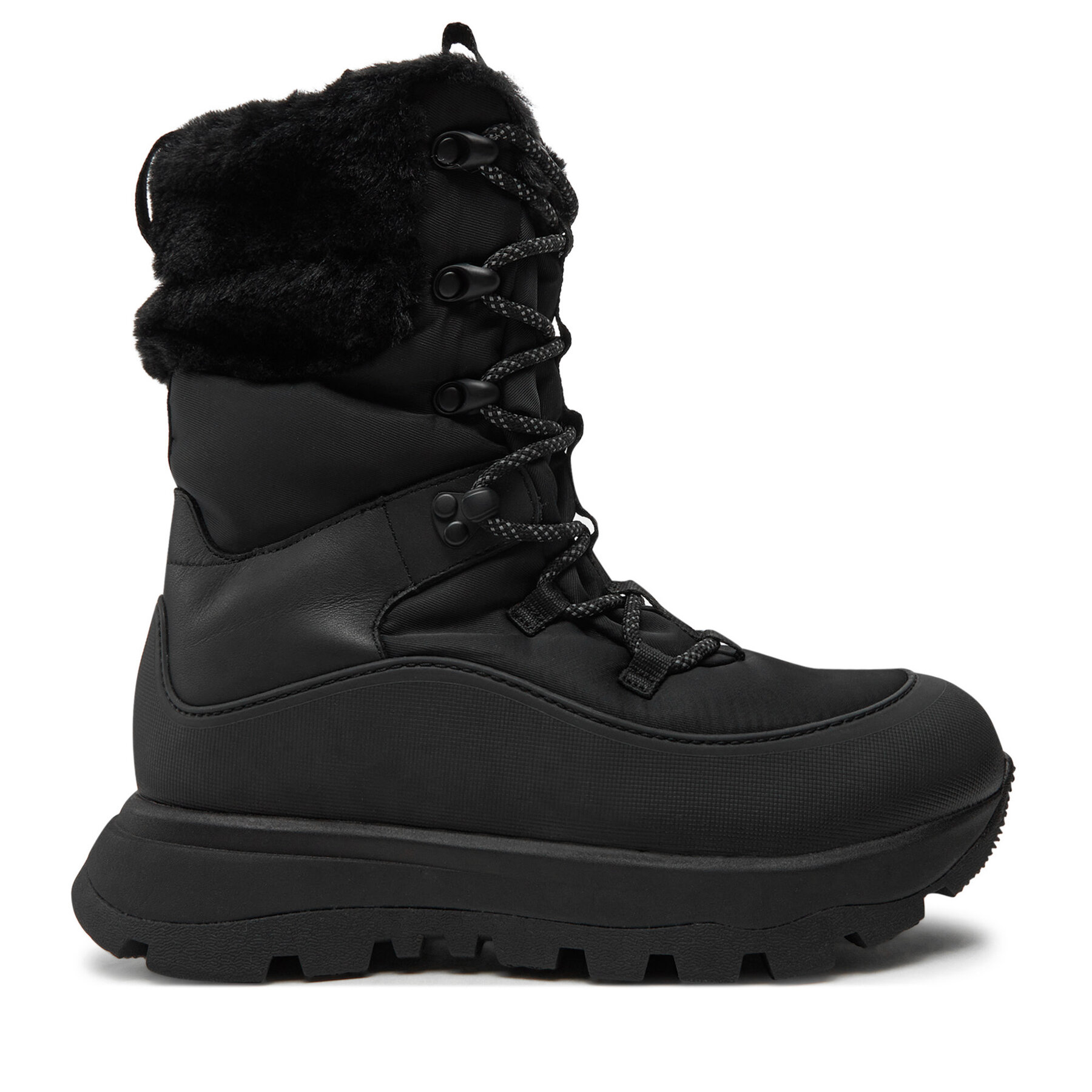 Snehule FitFlop Neo D-Hyker Tall Boot IG3 090 Čierna