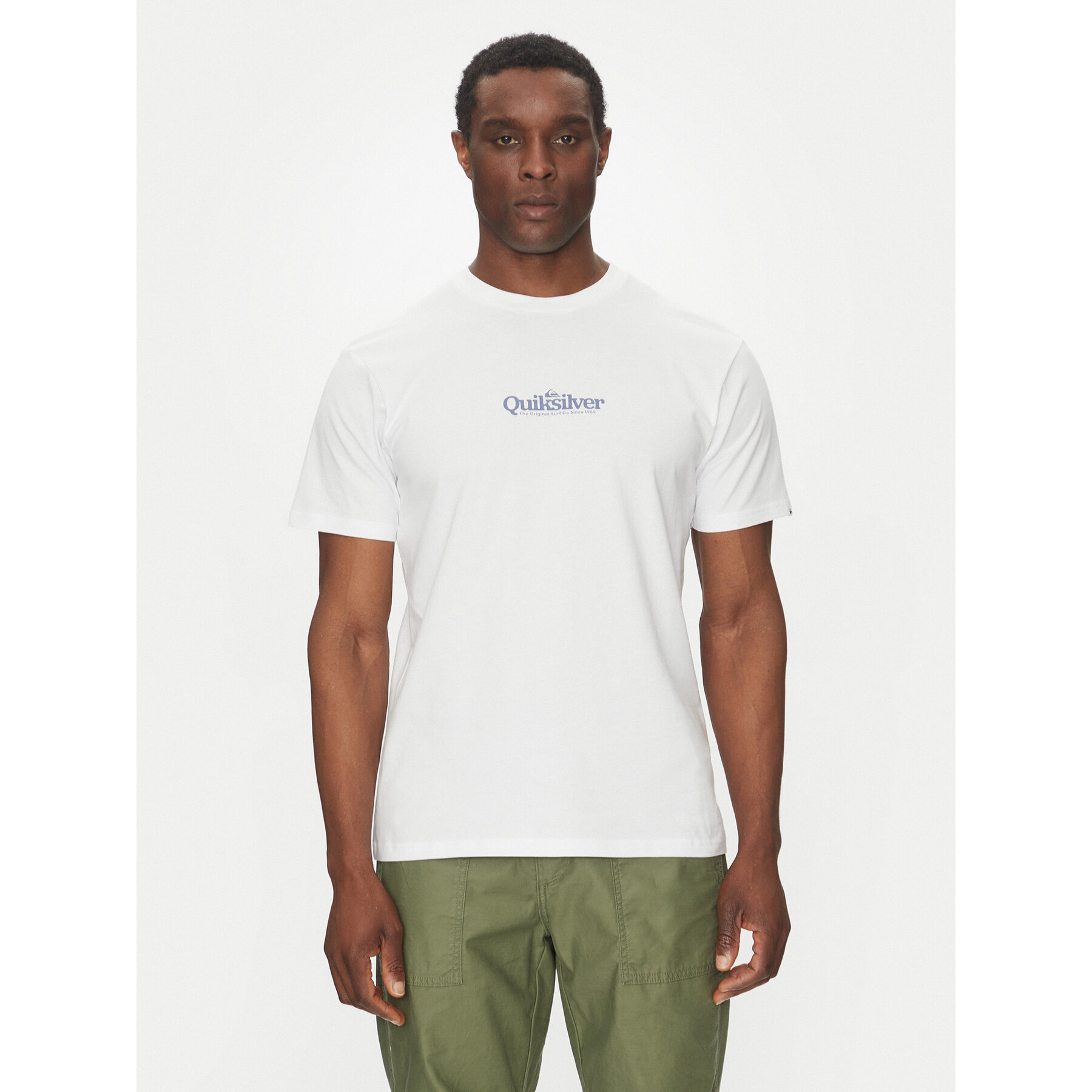 Quiksilver T-Shirt EQYZT08062 Λευκό Regular Fit