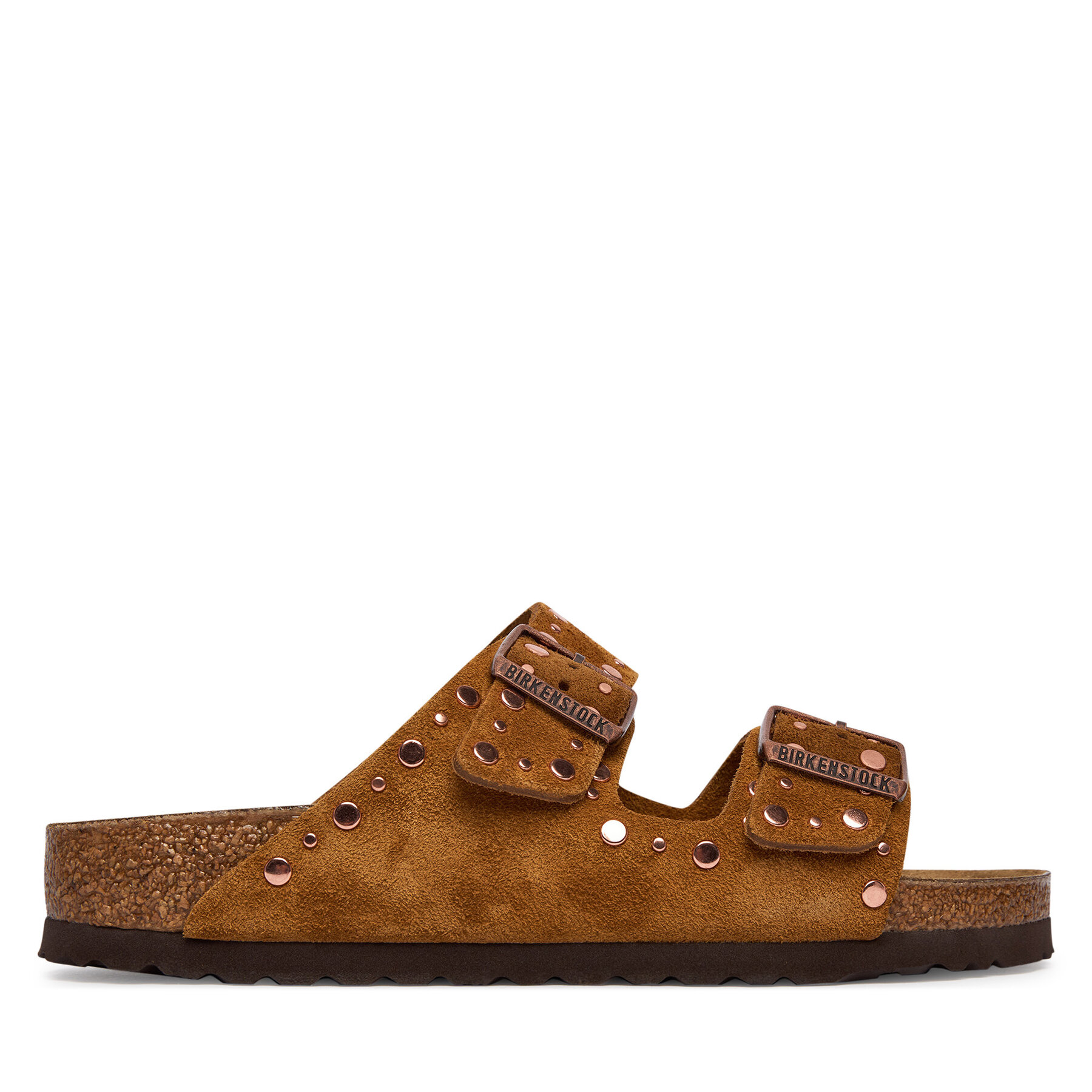 Παντόφλες Birkenstock Arizona Rivet 1031731 Καφέ