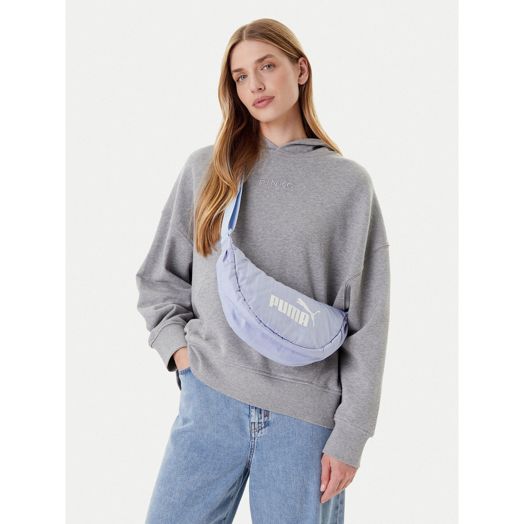 Чанта за кръст﻿ Puma Base Half Moon 913470 Виолетов