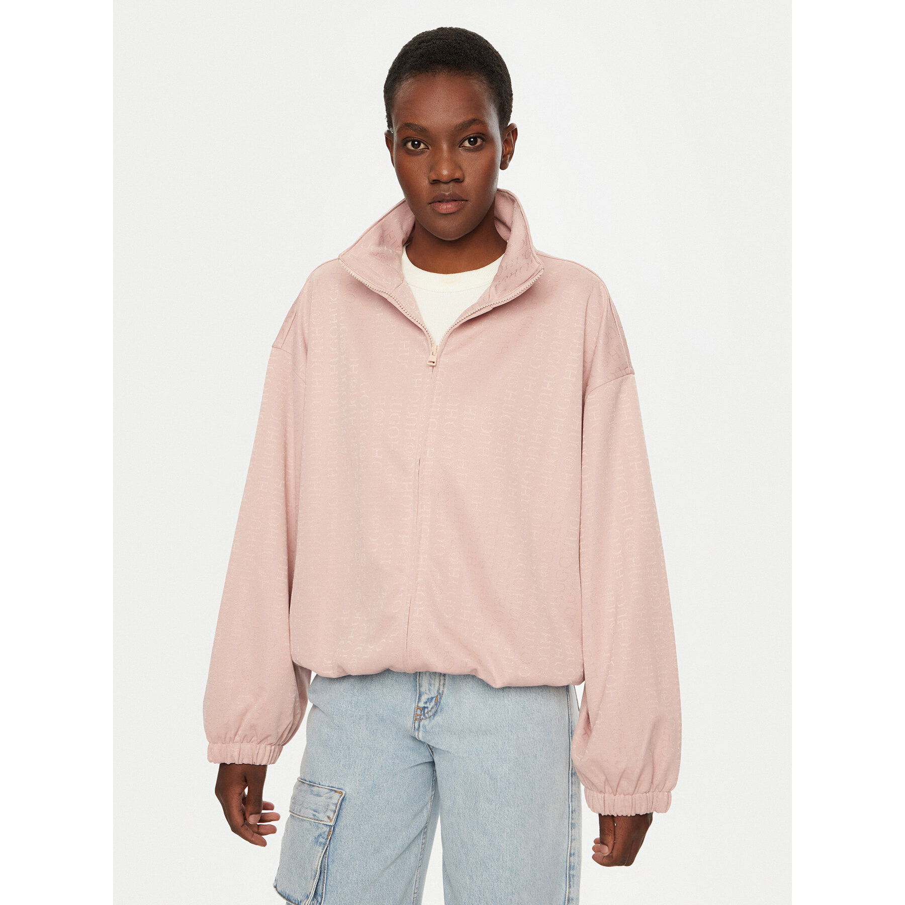 HUGO Sweatshirt Dicole_B 50531182 Hellrosa Oversize