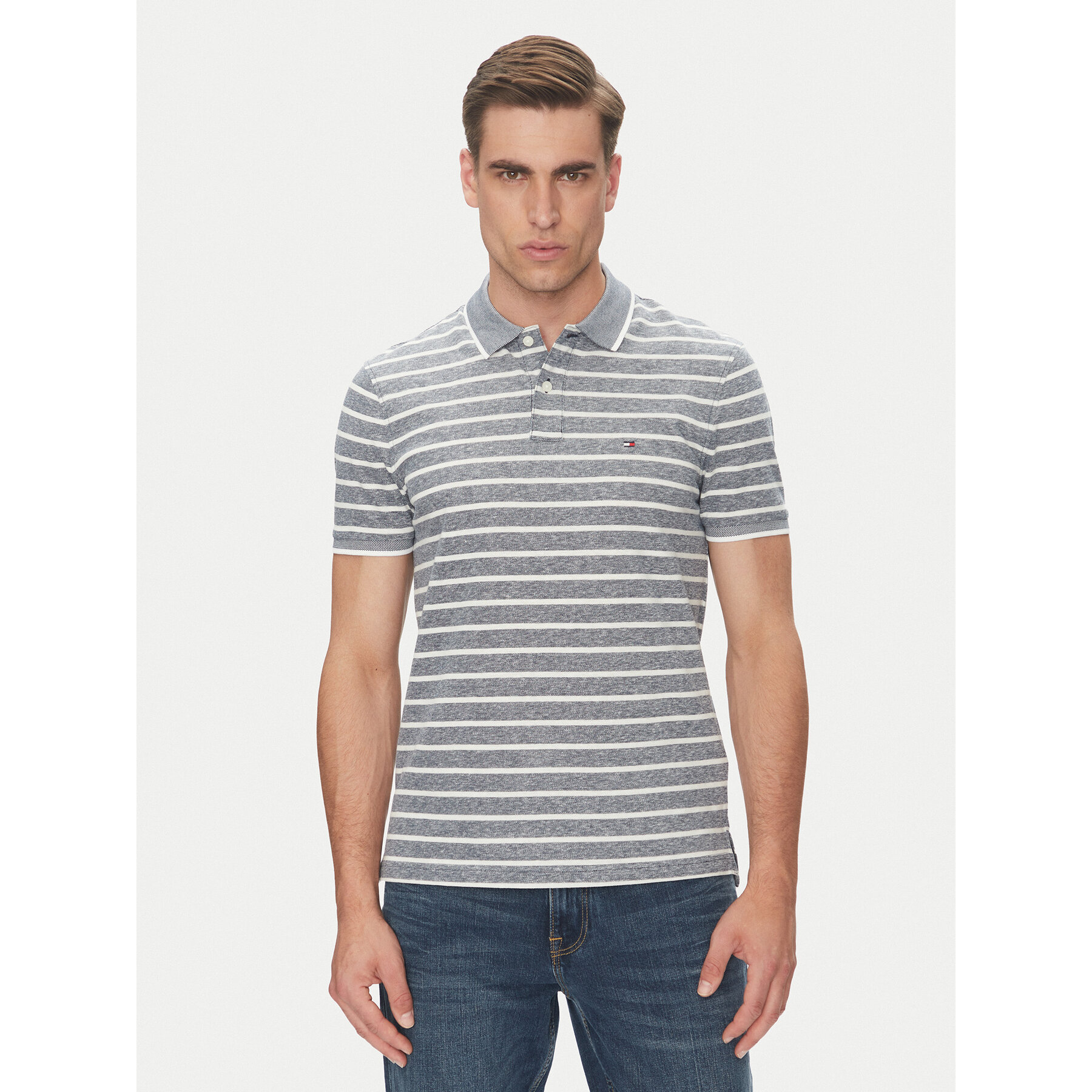 Tommy Hilfiger Pólóing MW0MW33140 Kék Regular Fit