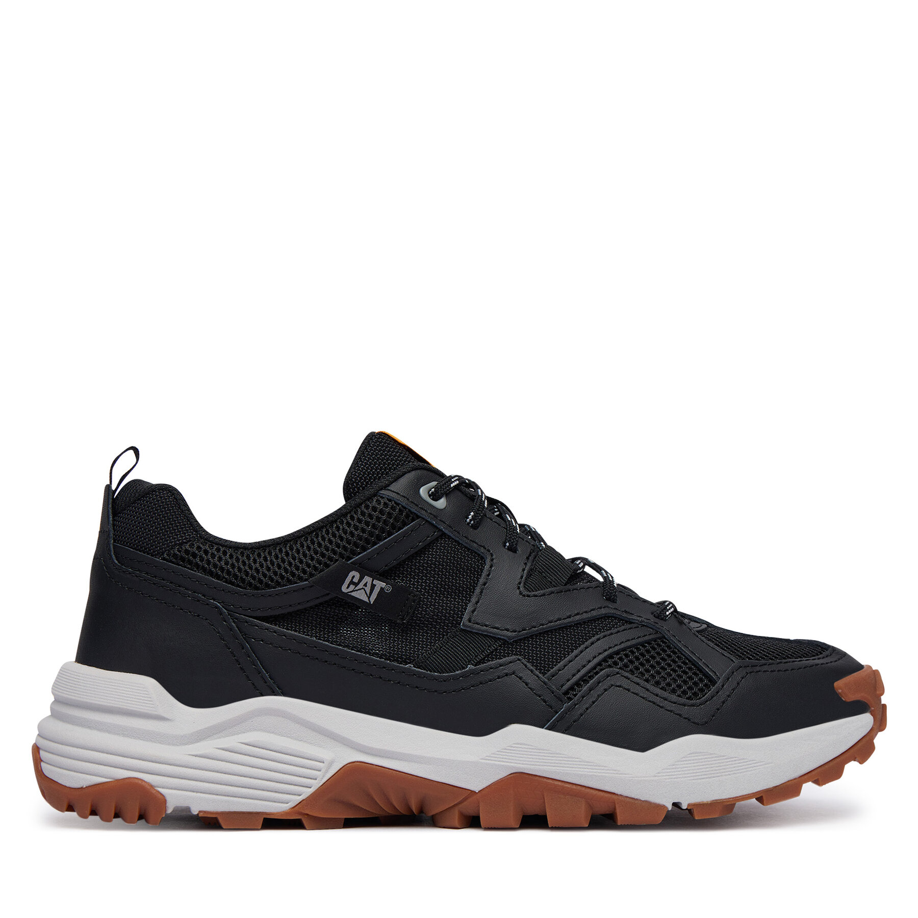 Tenisice CAT Footwear Grapple Leather Mesh P726658 Crna