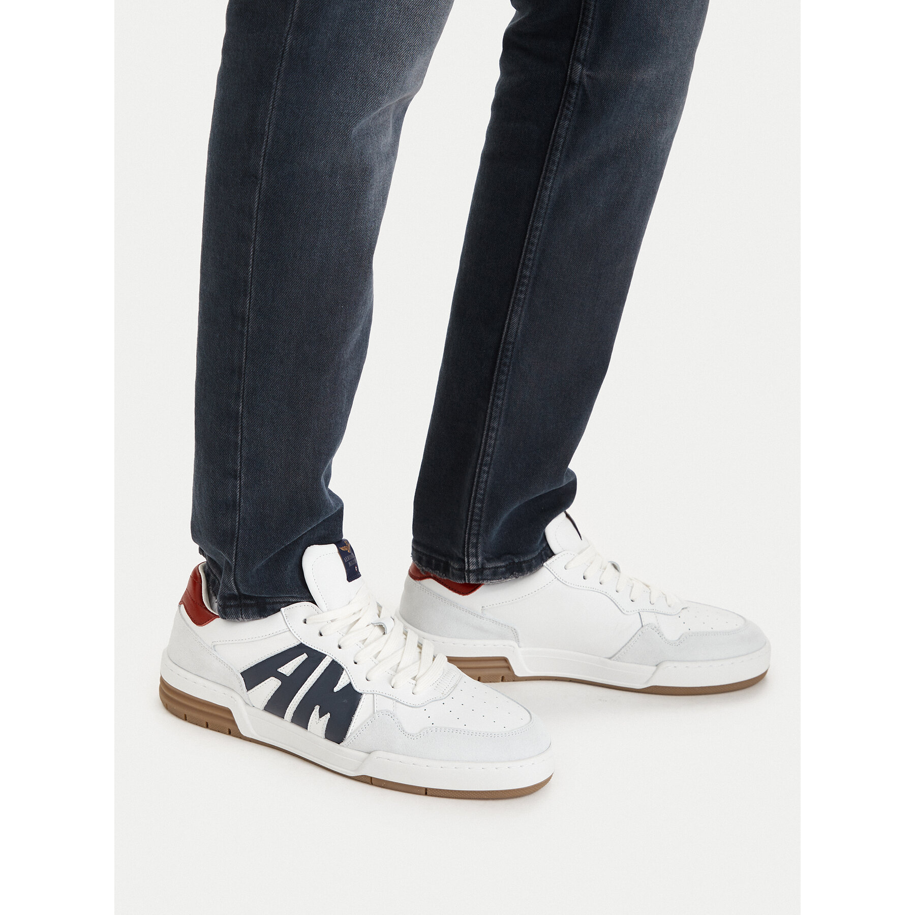 Sneakersy Aeronautica Militare 251SC300UXPL212 Biela