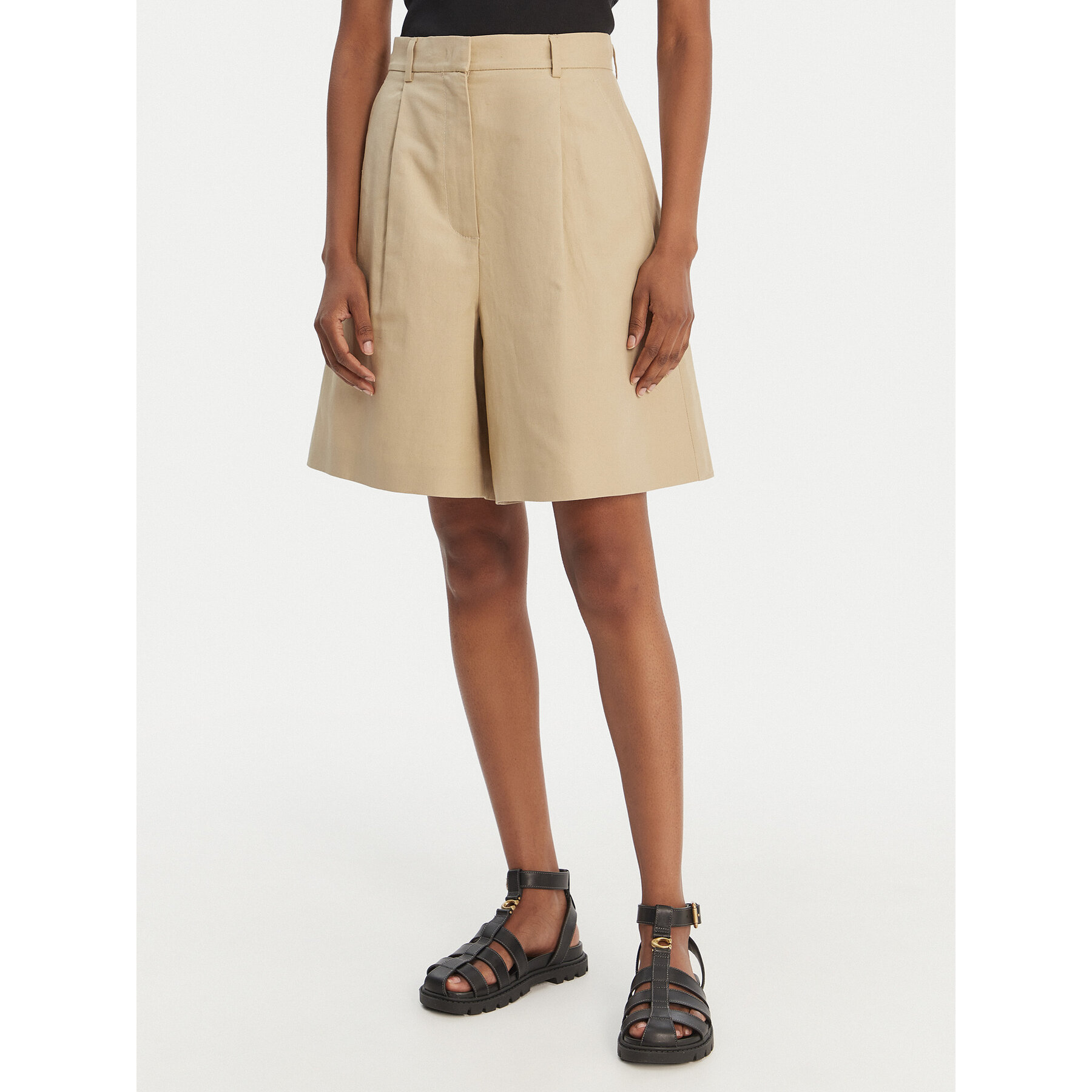 Weekend Max Mara Bermudahose Ecuba 2615141022 Beige Loose Fit