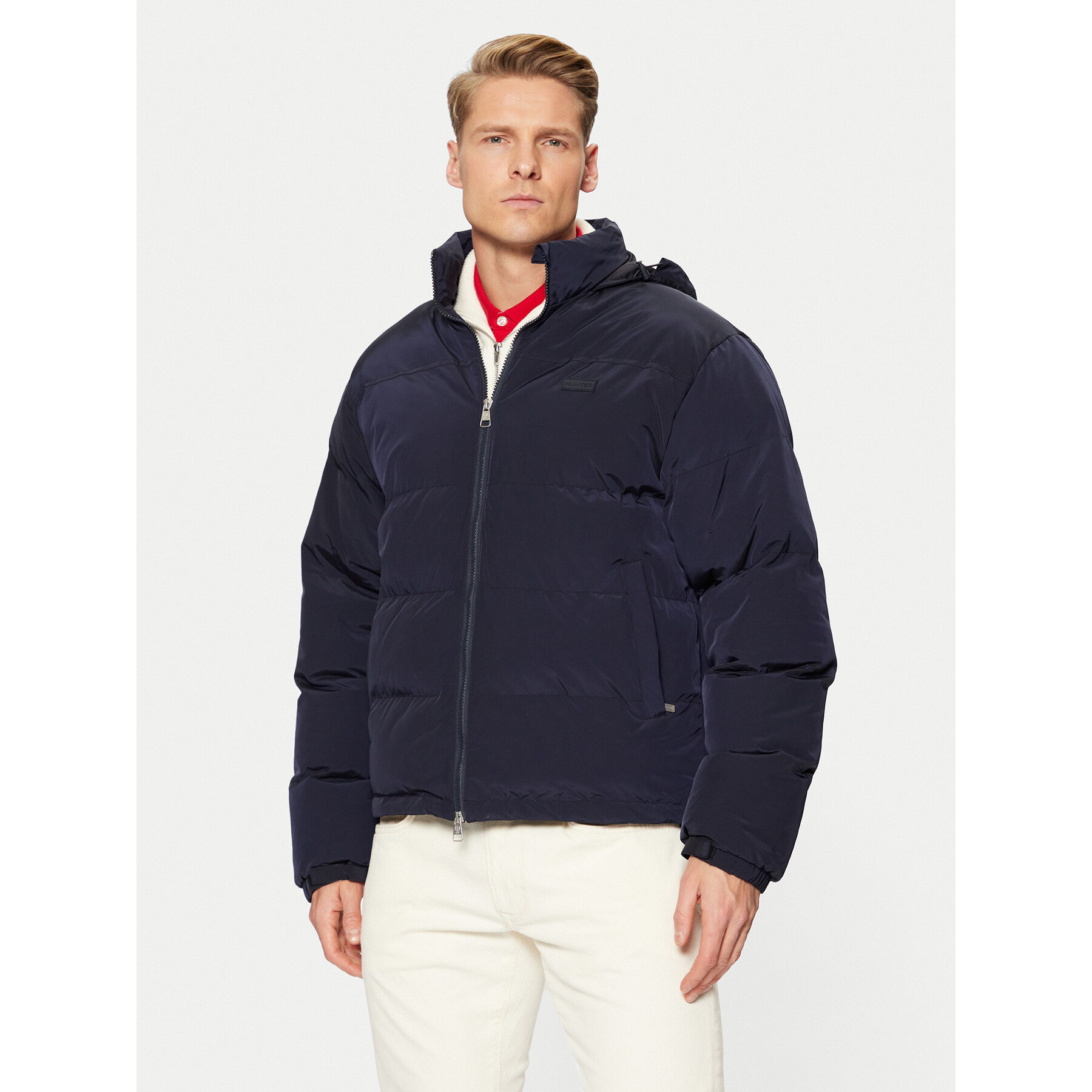 Hunter Zimska jakna HARM0027242 Tamnoplava Regular Fit