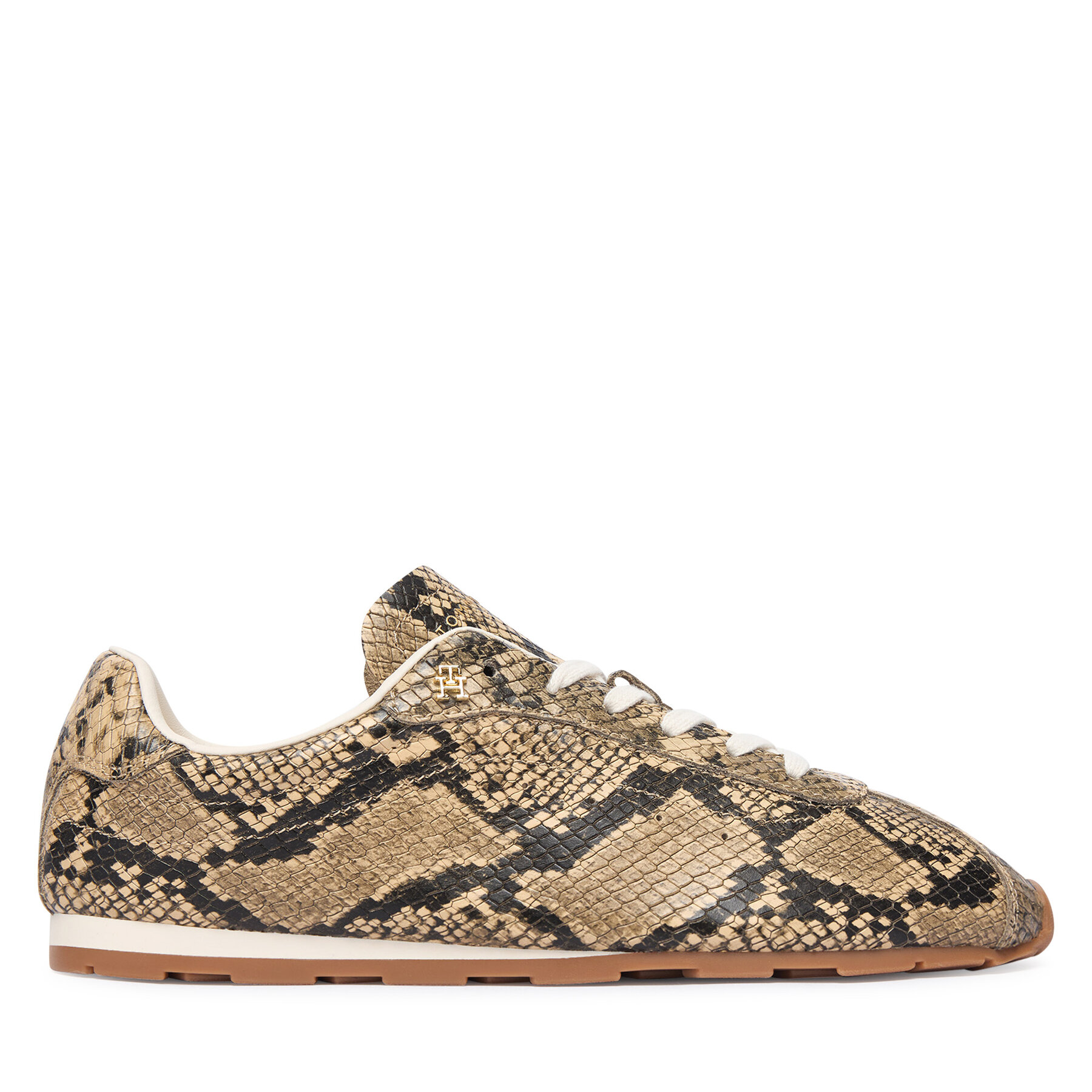 Tenisice Tommy Hilfiger Bella Sneaker Snake FW0FW09415 Smeđa