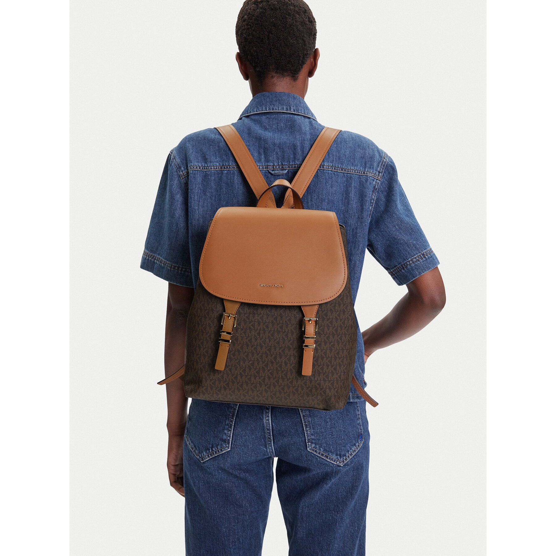 Ruksak MICHAEL Michael Kors Quinn 30T5GQNB2B Smeđa