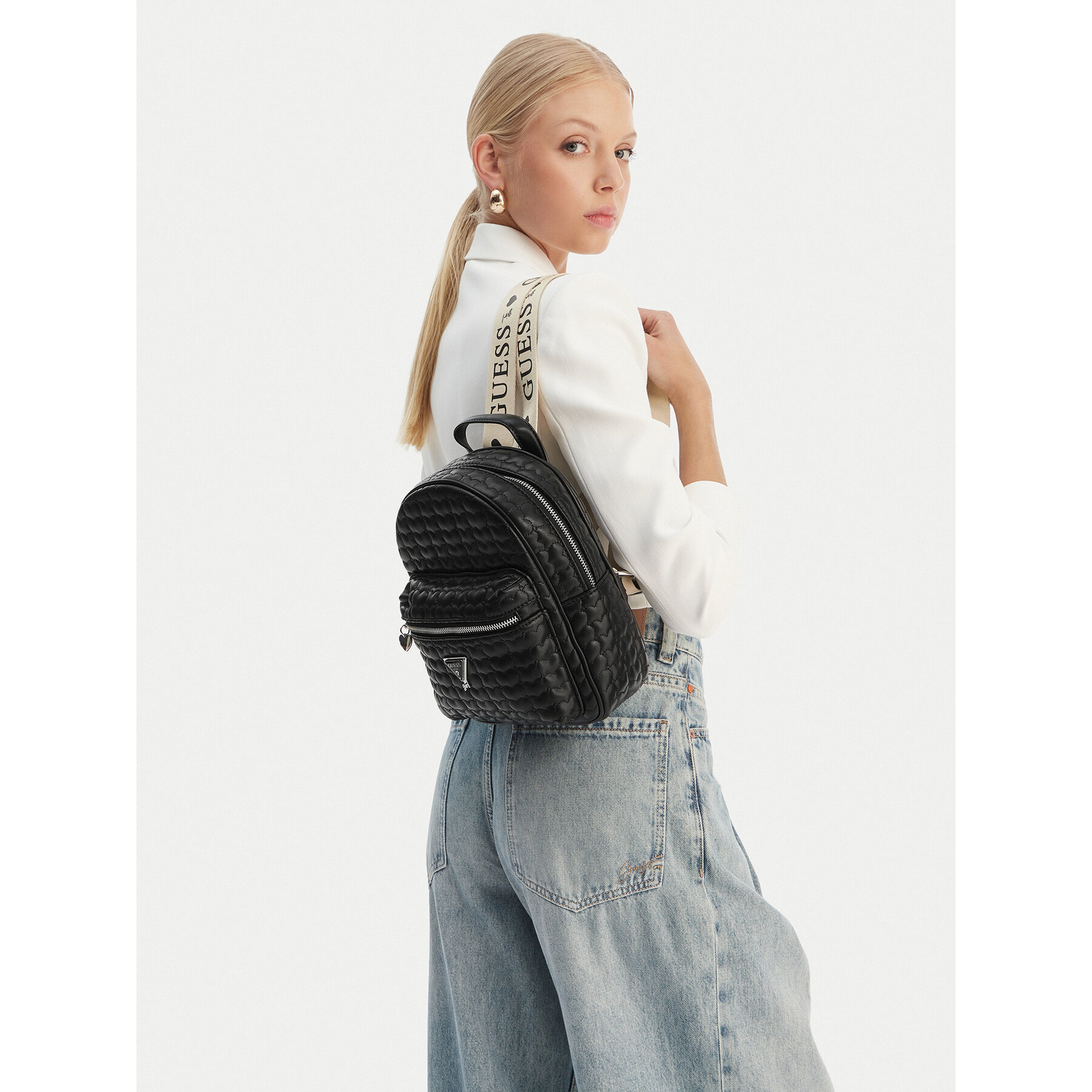 Guess Σακίδιο Guess J6GZ00 WHEG0 Μαύρο