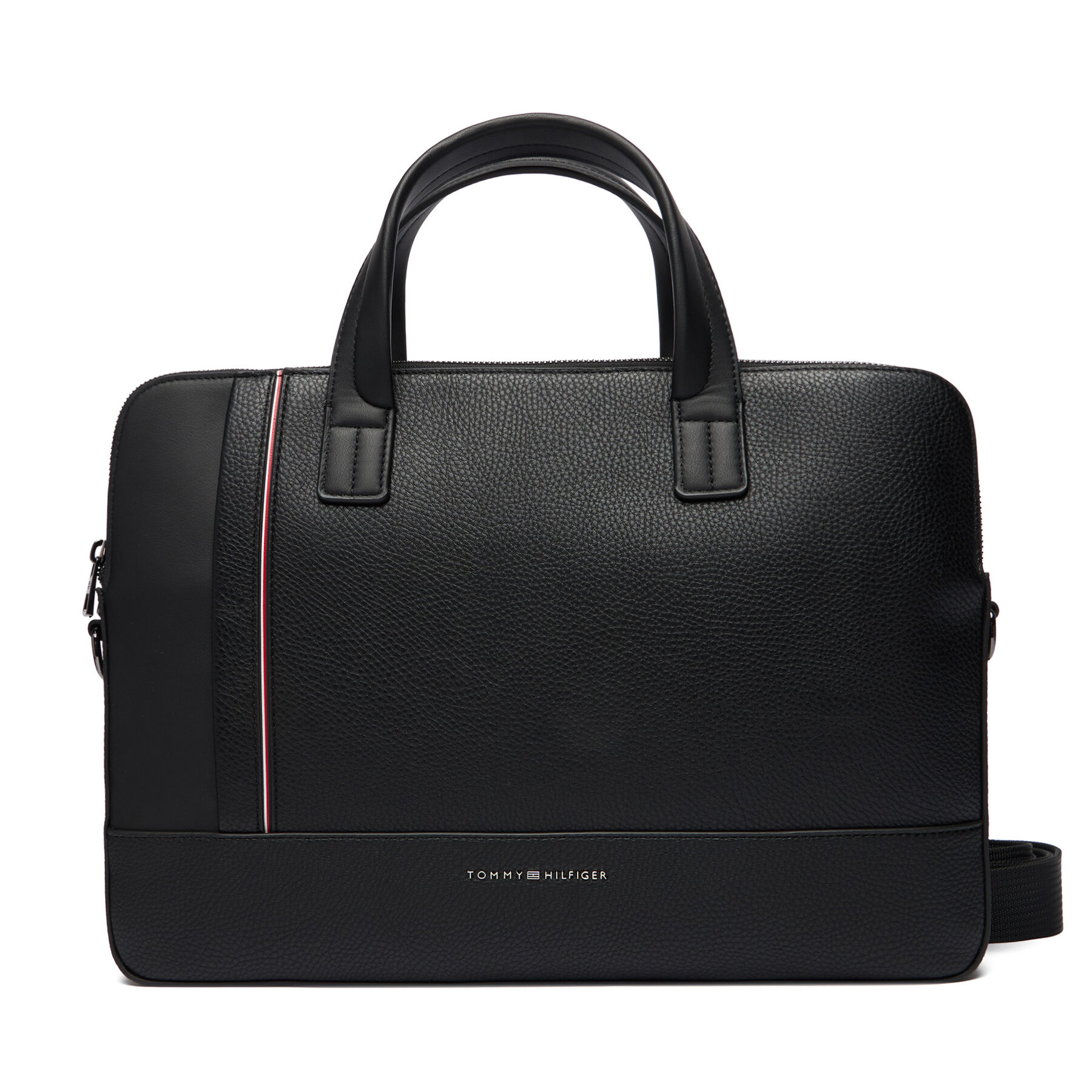 Porta PC Tommy Hilfiger Th Central Slim Computer Bag AM0AM13631 Nero
