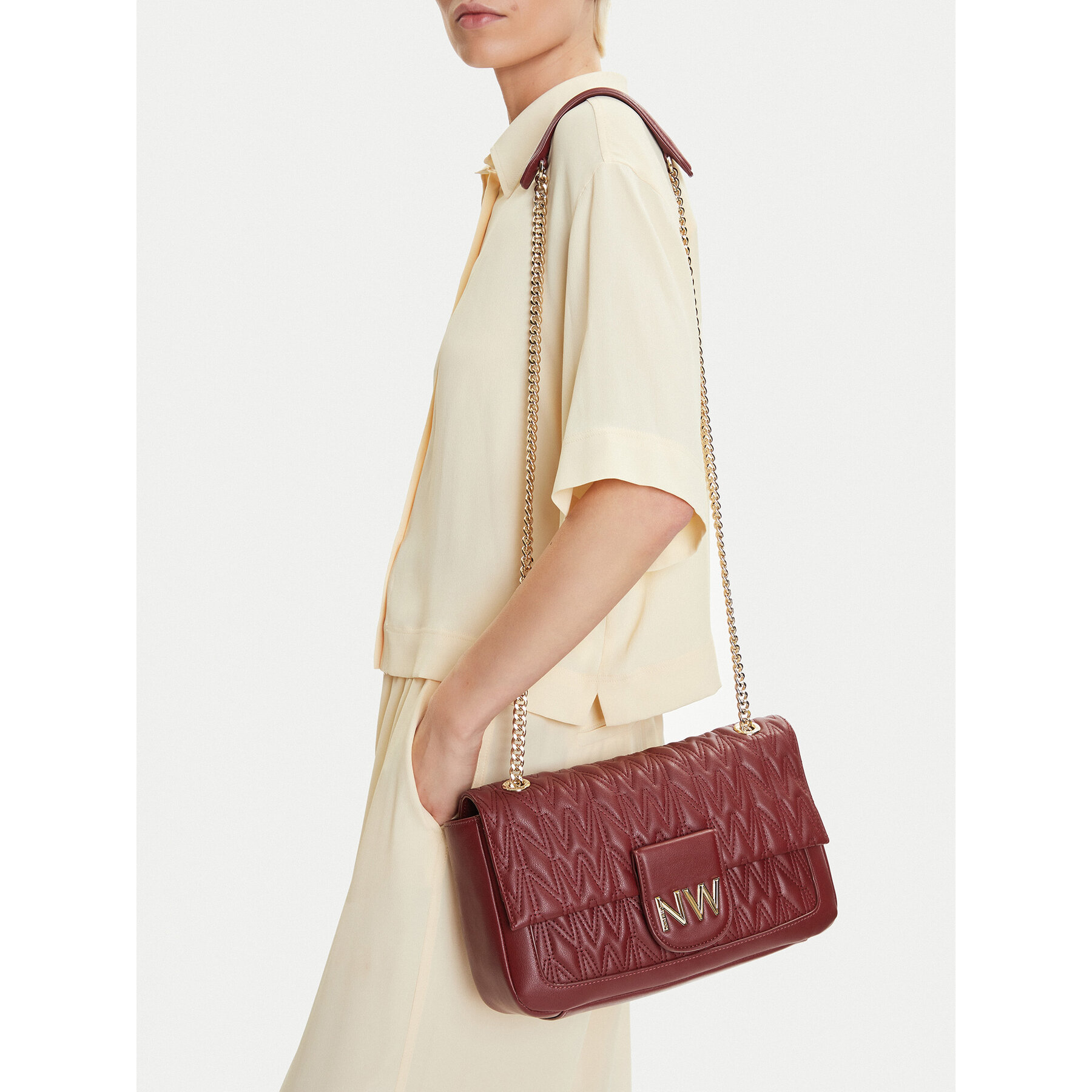 Borsetta Nine West CEO-Astoria-Allure-LX10165 Bordeaux