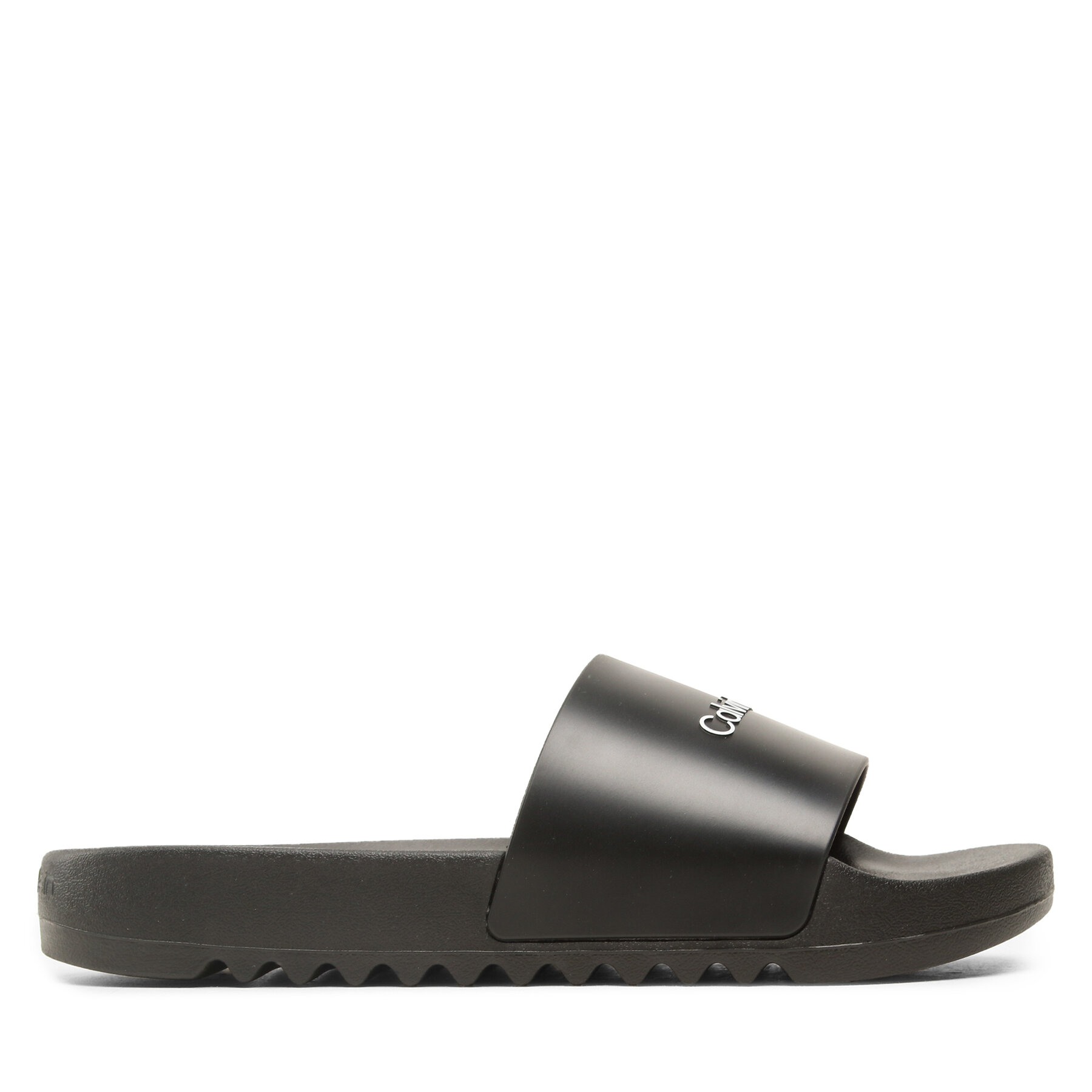 Herren Pantoletten Calvin Klein, Schuhgröße 42, Schwarz, Chuncky Pool Slide Rub HM0HM01063