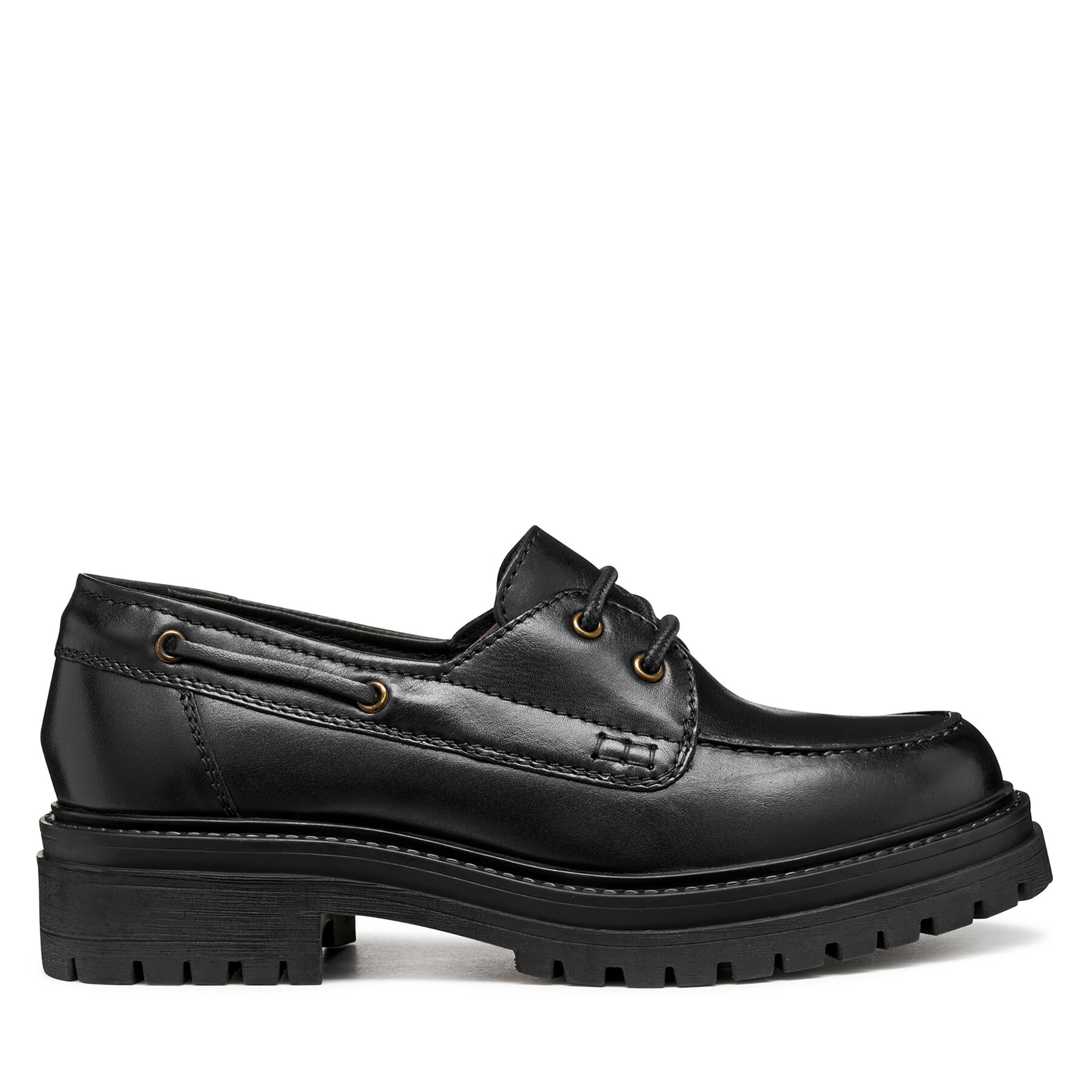 Mocasini Geox D Iridea D56HRA 00043 C9999 Negru