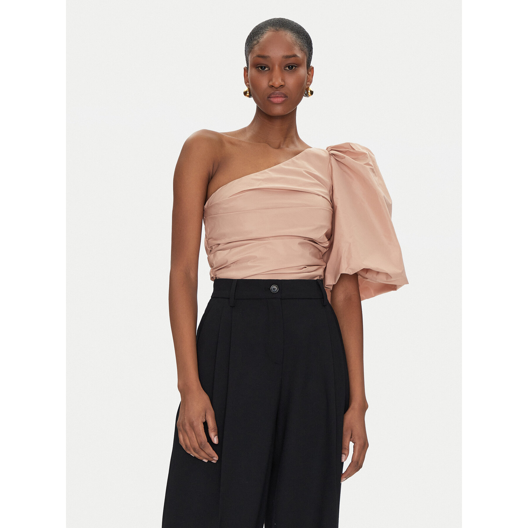 PINKO Bluse Magnanina 104826 Y3LE Beige Regular Fit