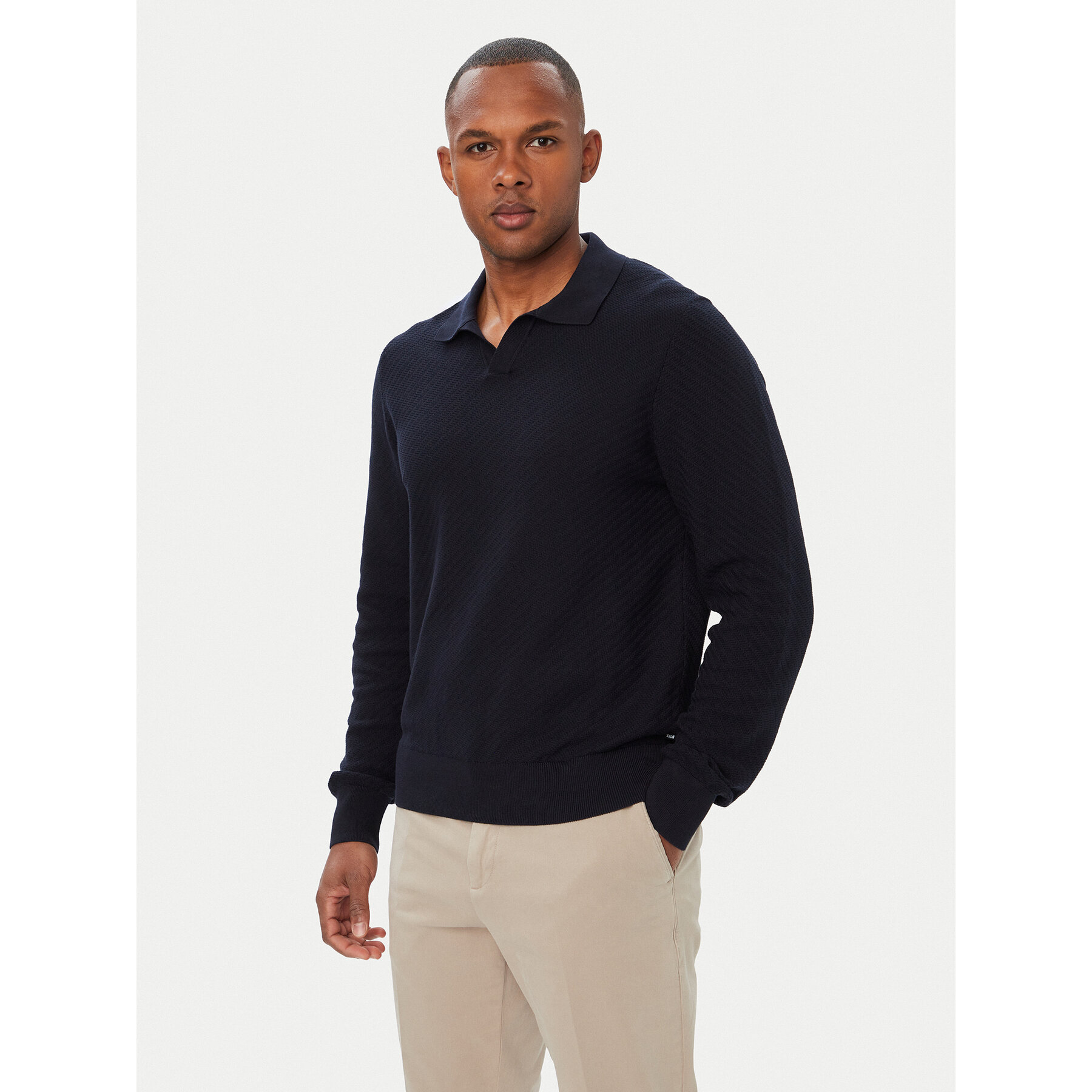 BOSS Pullover H-Lomarino 50565511 Dunkelblau Regular Fit