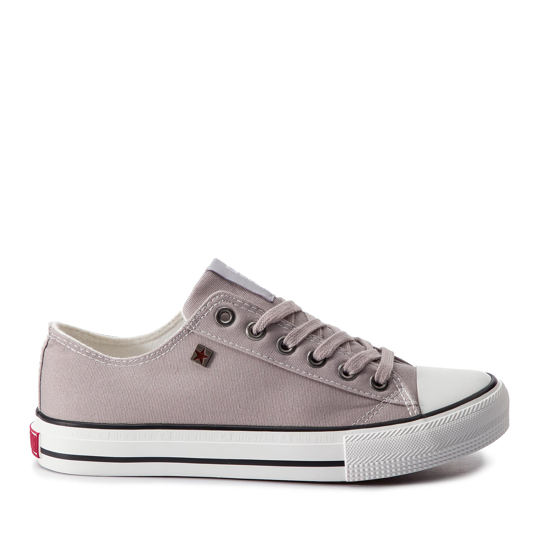 Dámske Plátenky Big Star Shoes, Rozmer: 37, Sivá, DD274A233R37