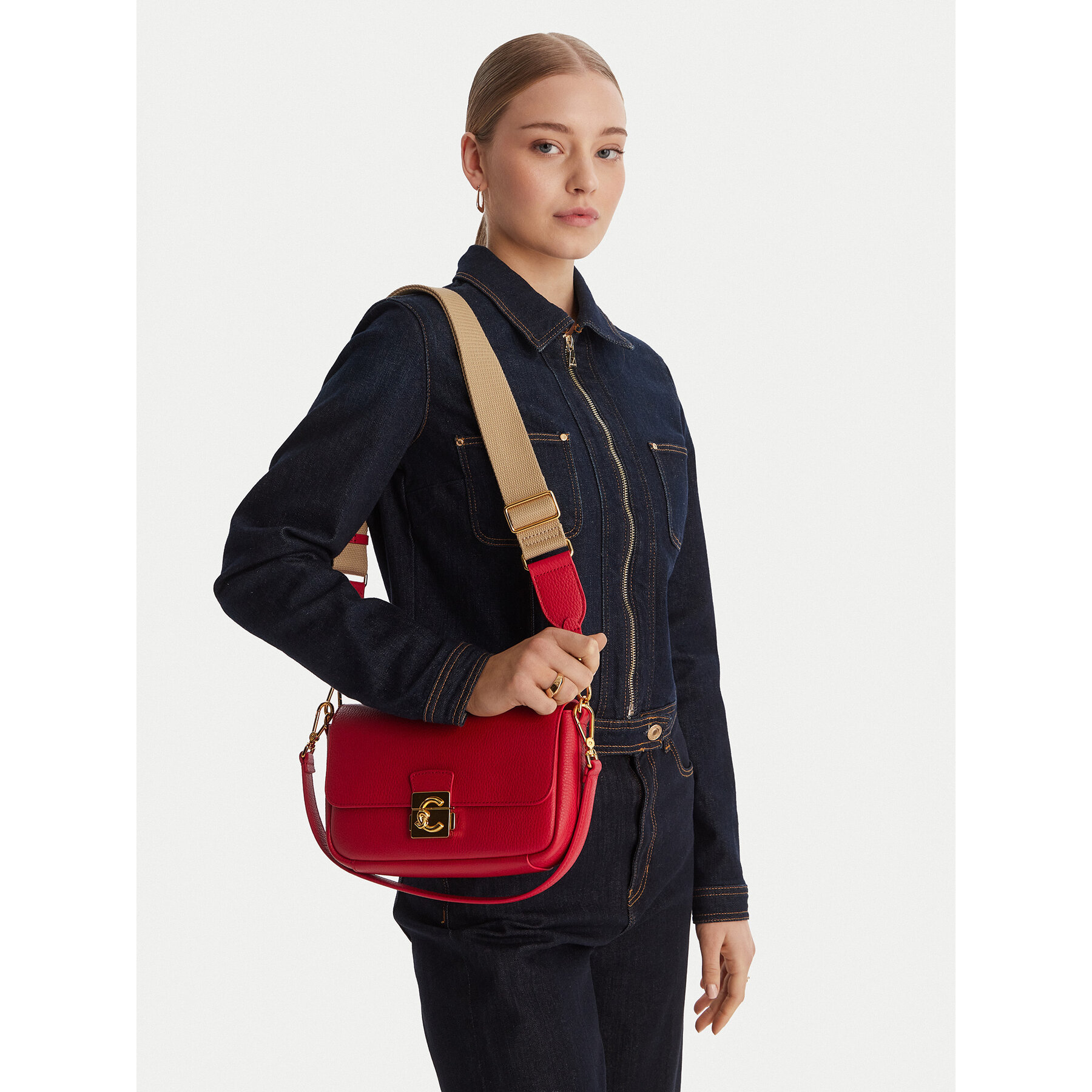 Geantă Coccinelle U4K Coccinelle C-Me Lock E1 U4K 12 02 01 Roșu