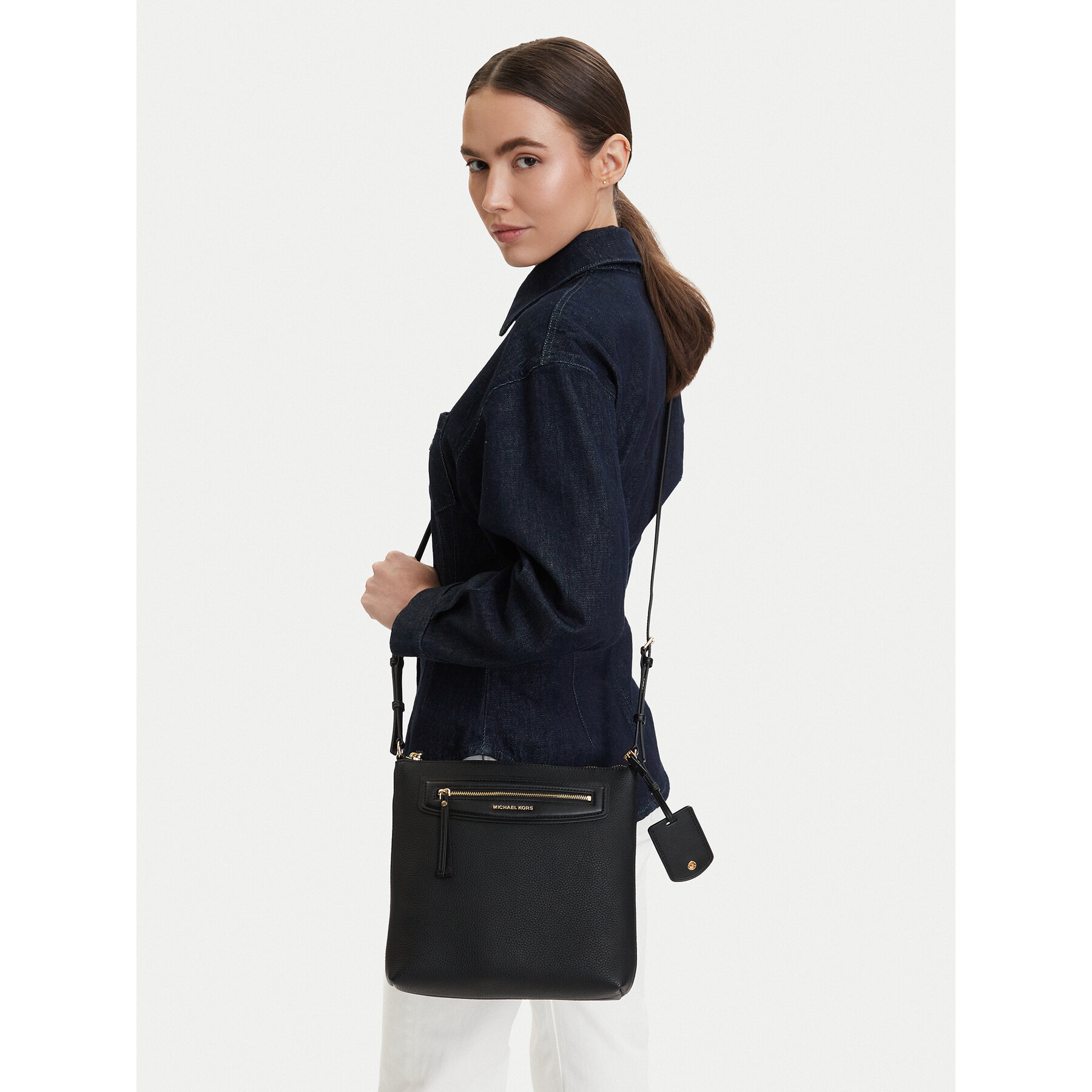 Torbica MICHAEL Michael Kors 32S6GTVC3L Crna