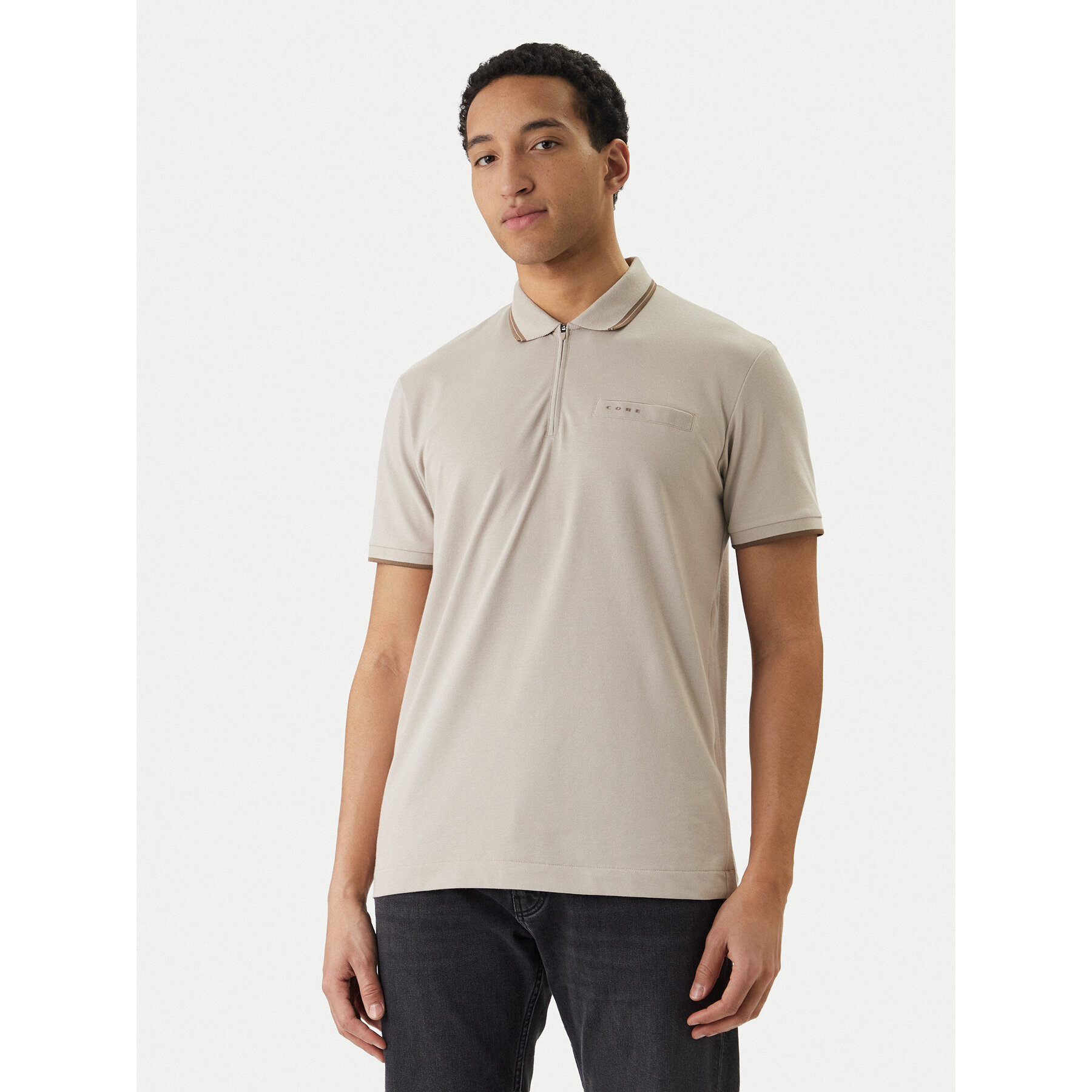 Jack & Jones Polo Fusion 12289953 Siva Regular Fit