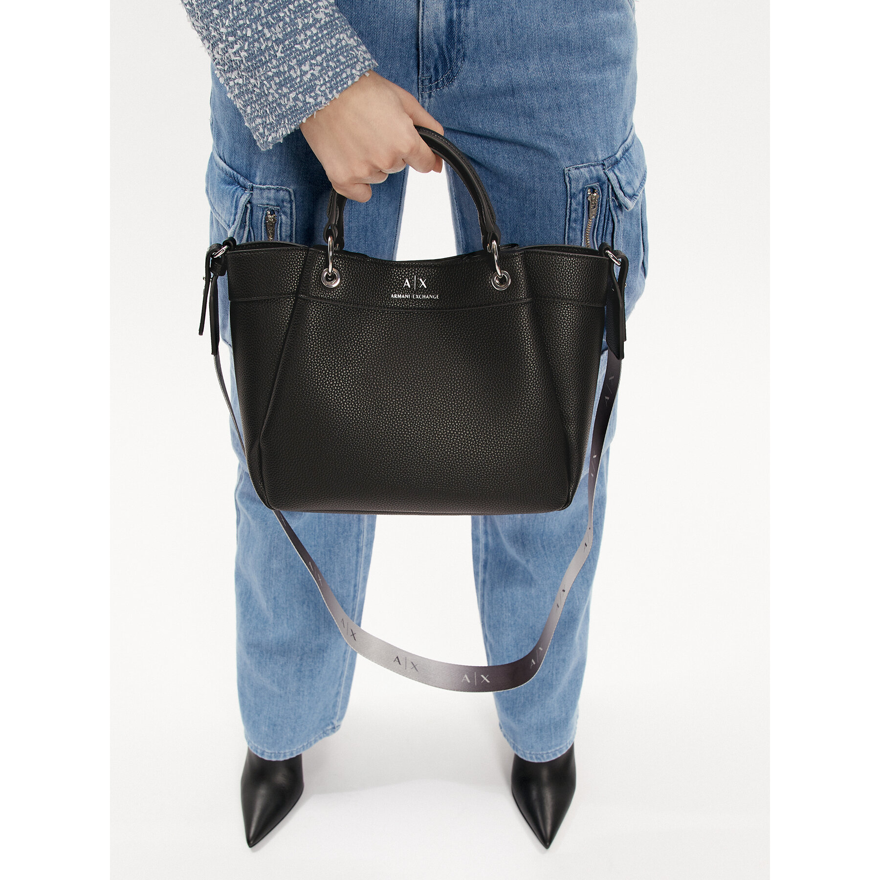 Τσάντα Armani Exchange 942911 CC783 00020 Μαύρο