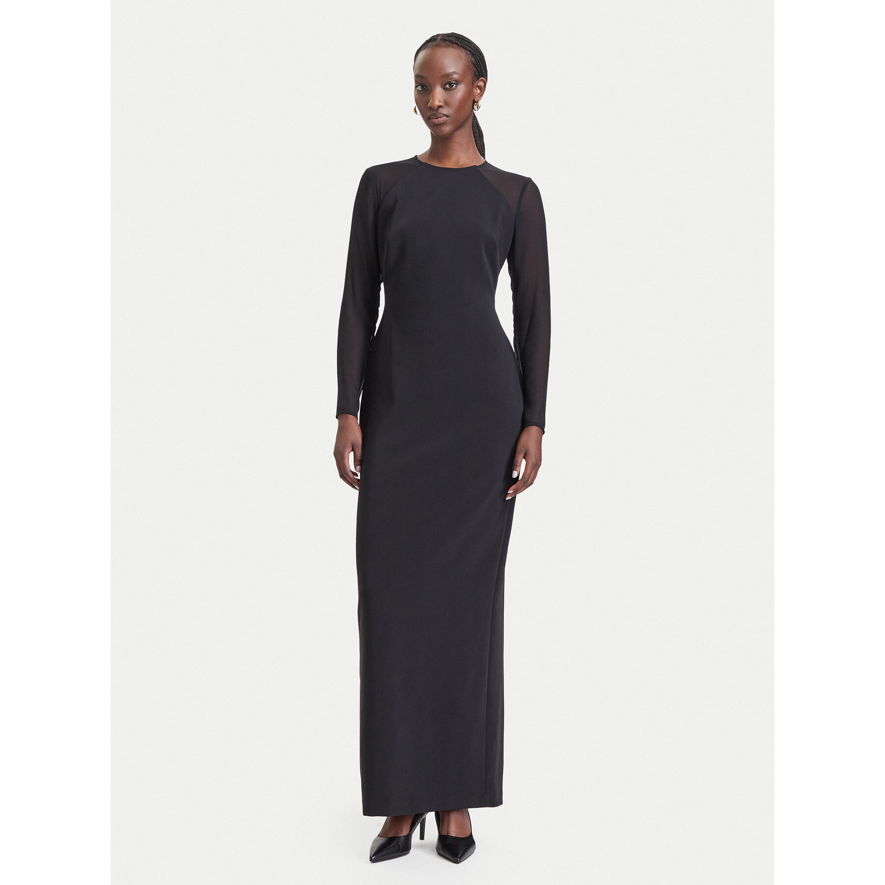 LAUREN RALPH LAUREN Abendkleid 253P13856001 Schwarz Regular Fit