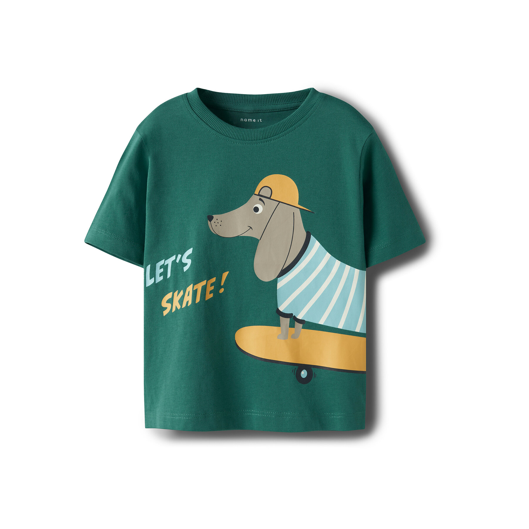 NAME IT NAME IT T-Shirt Helge 13238145 Πράσινο Regular Fit