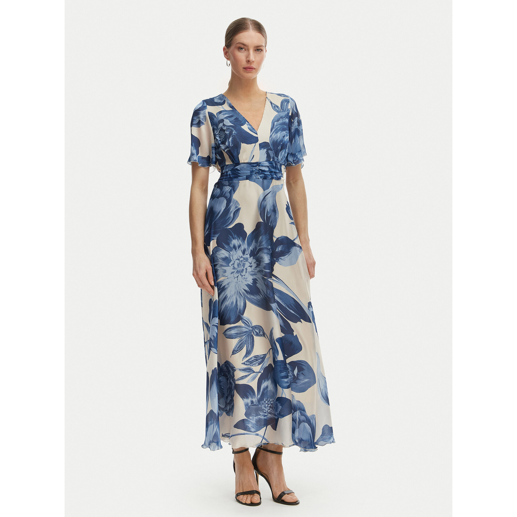 Rinascimento Coctailkleid CFC0128026003 Blau Regular Fit