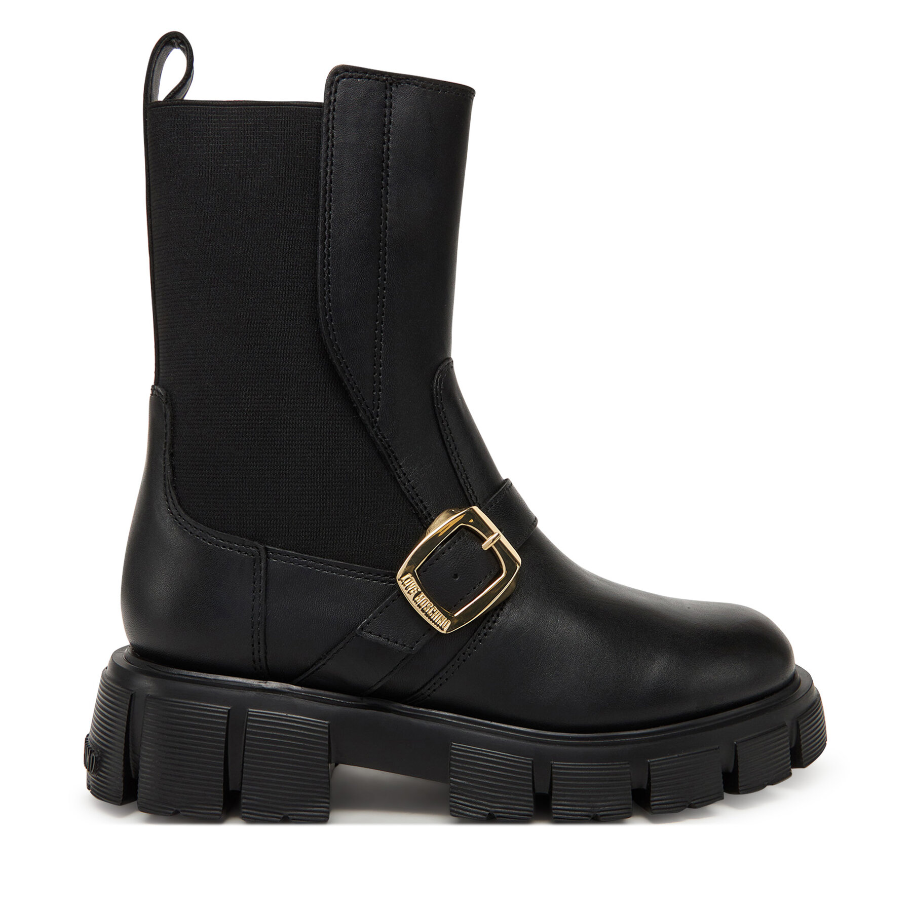 Боти тип челси LOVE MOSCHINO JA24105G1NIA000036 Черен