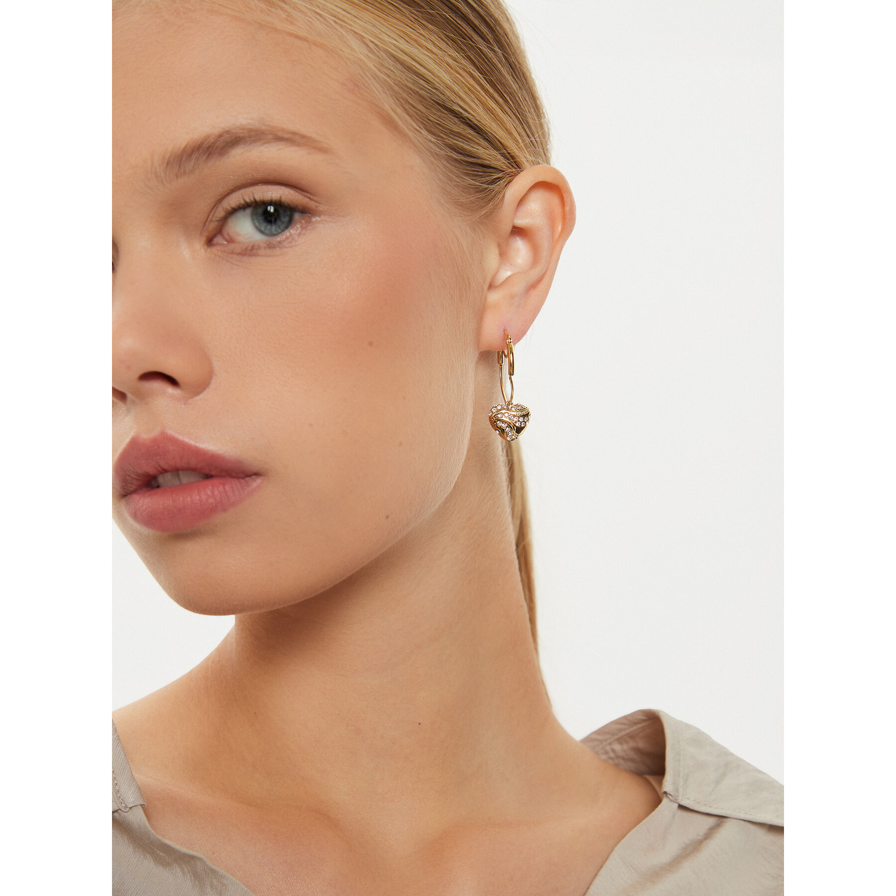 Boucles d'oreilles Guess JUBE04 505JW Or