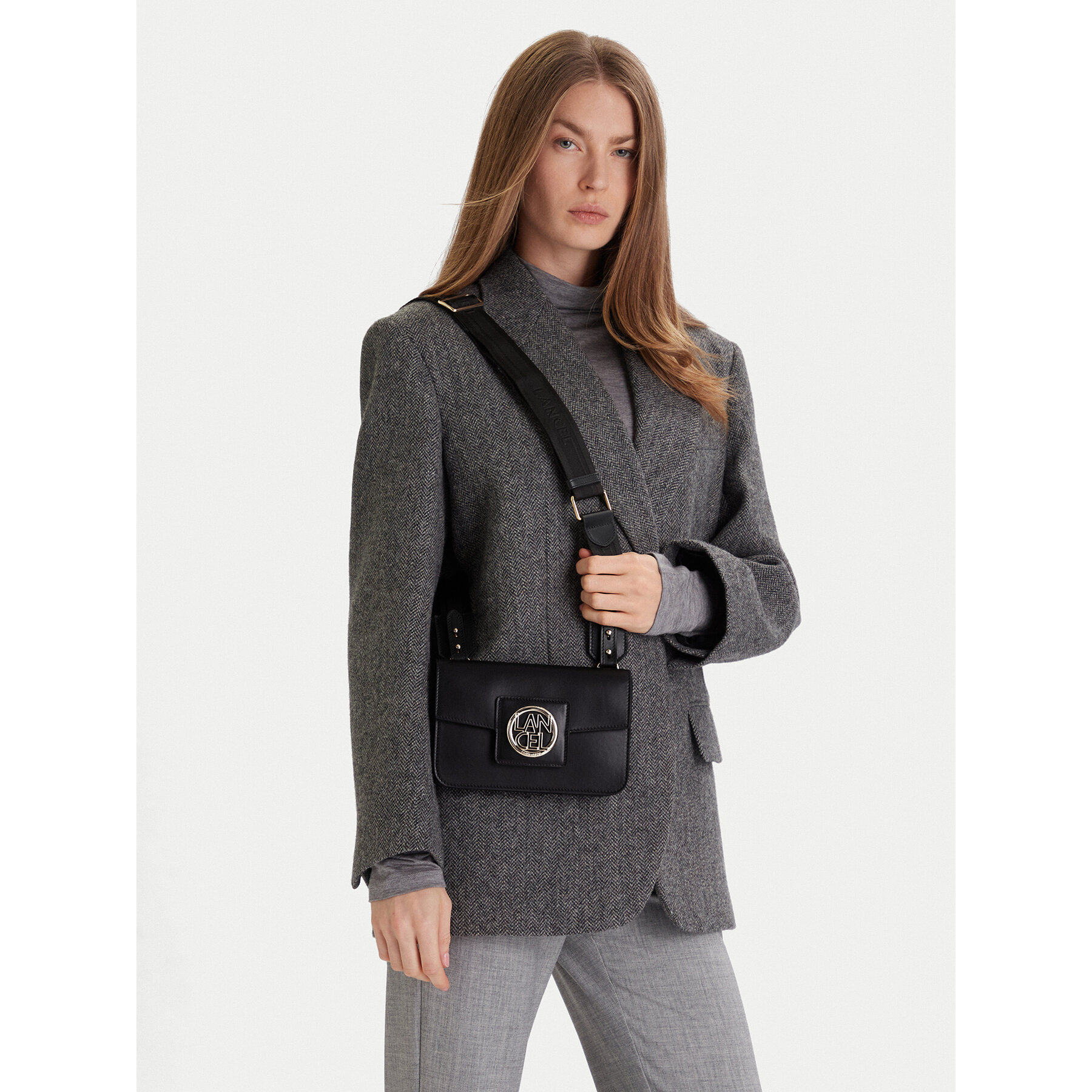 Geantă Lancel Mini Nomad Crossbo A12069JDTU Negru