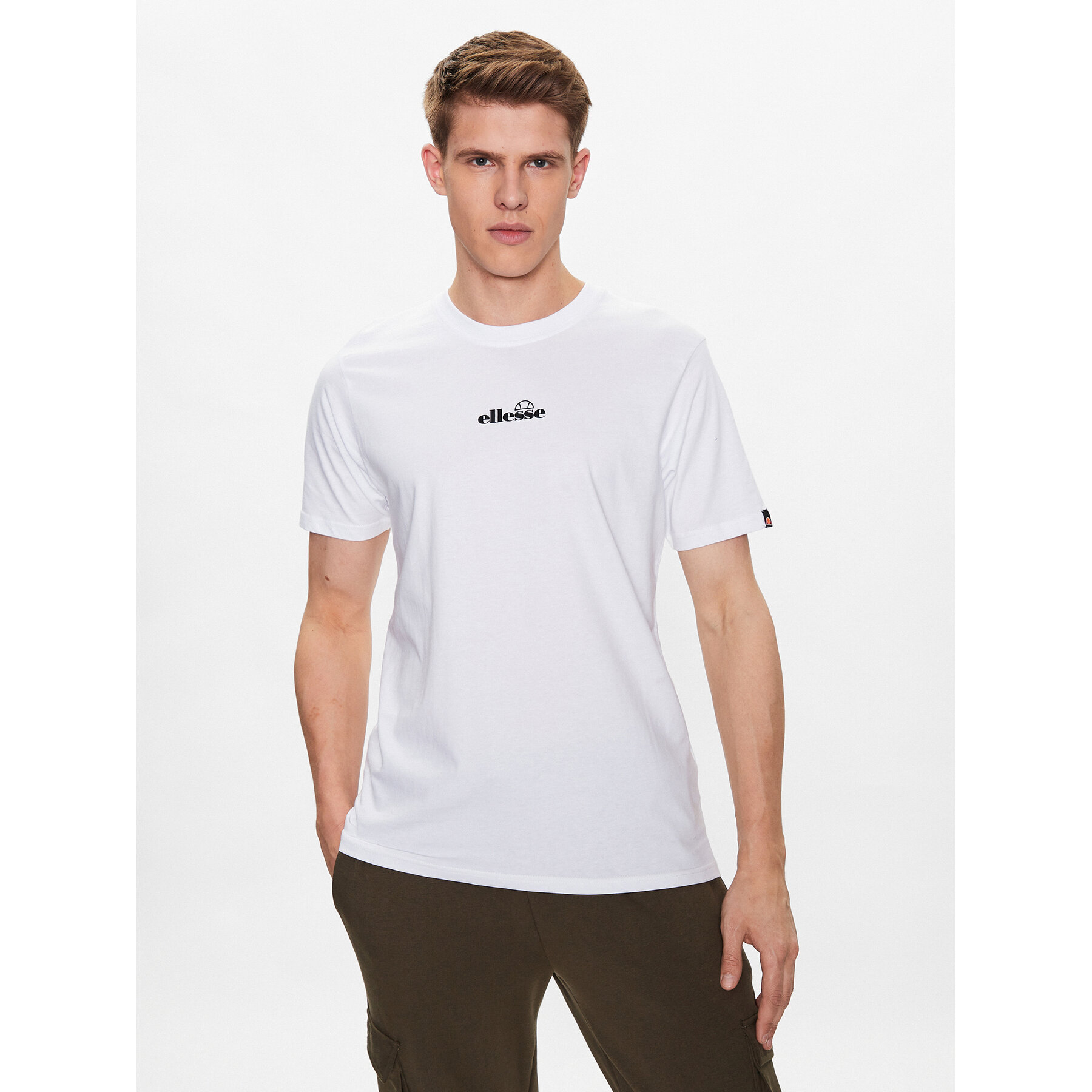 Ellesse T-Shirt Ollio SHP16463 Weiß Regular Fit
