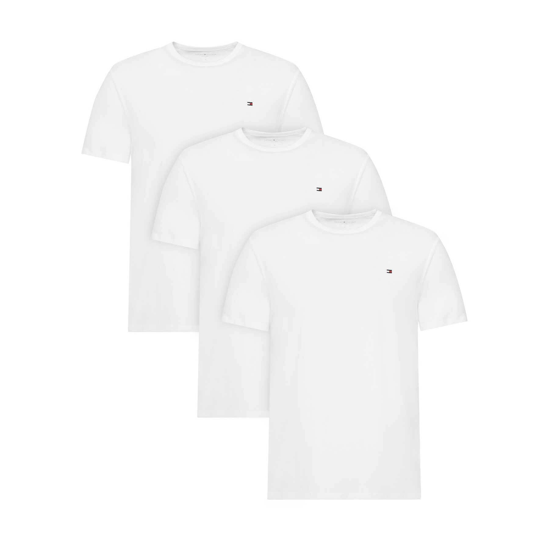 Tommy Hilfiger T-Shirt-Set 3P Ss Tee UM0UM03870 Creme Regular Fit