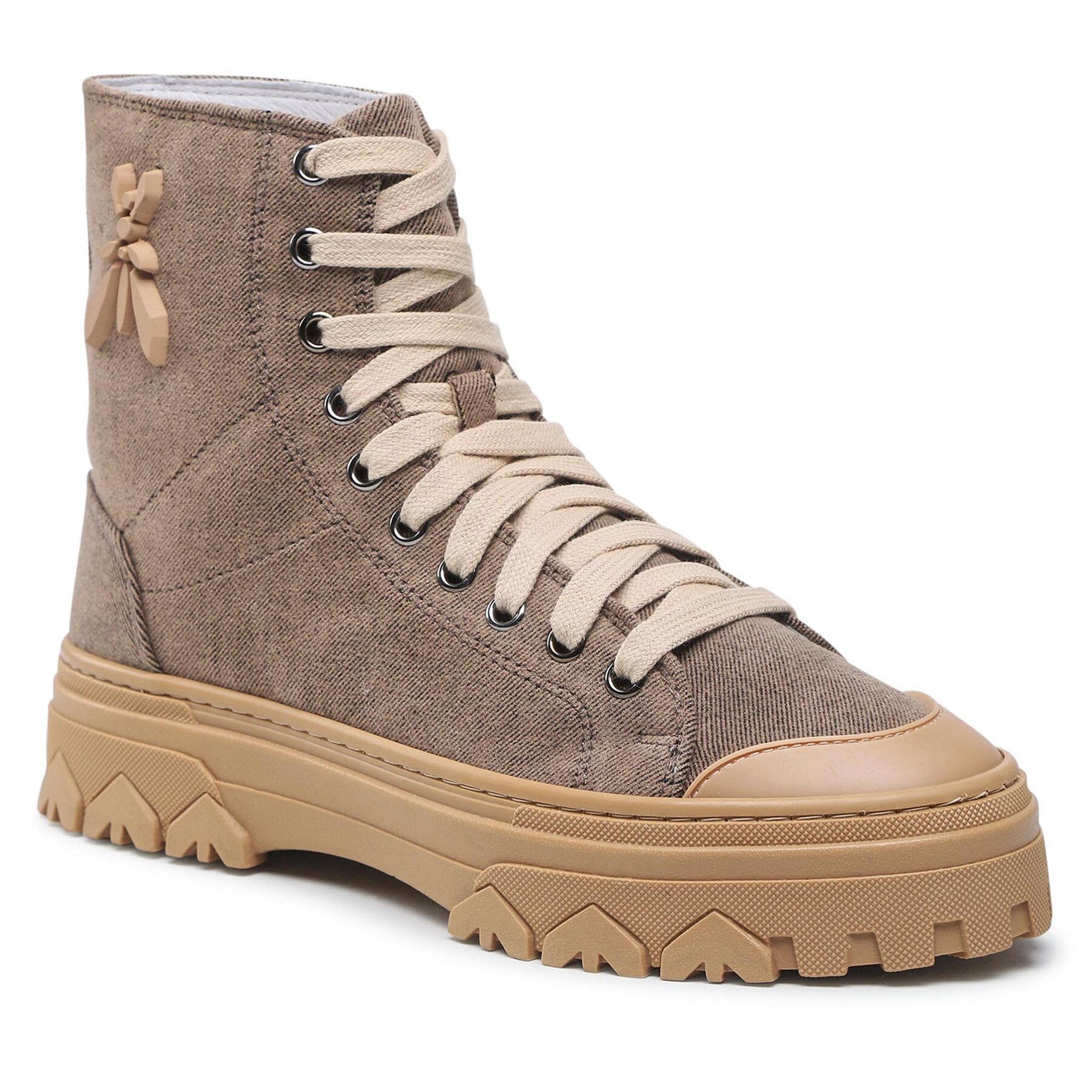 Botine Patrizia Pepe 8Z0038/A144-B628 Beige Melange