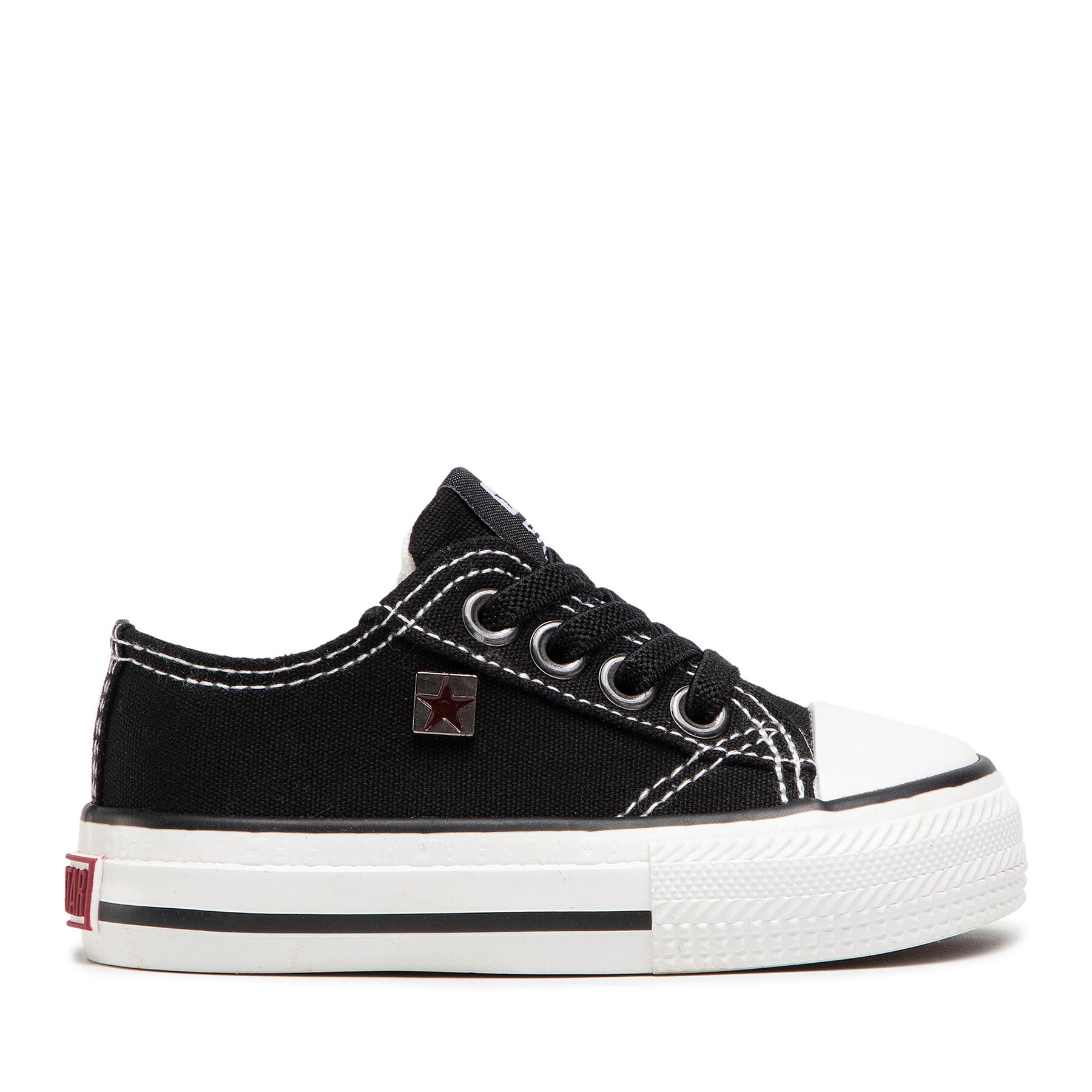 Dziecięce Trampki Big Star Shoes, Rozmiar 19 Czarny DD374163R18