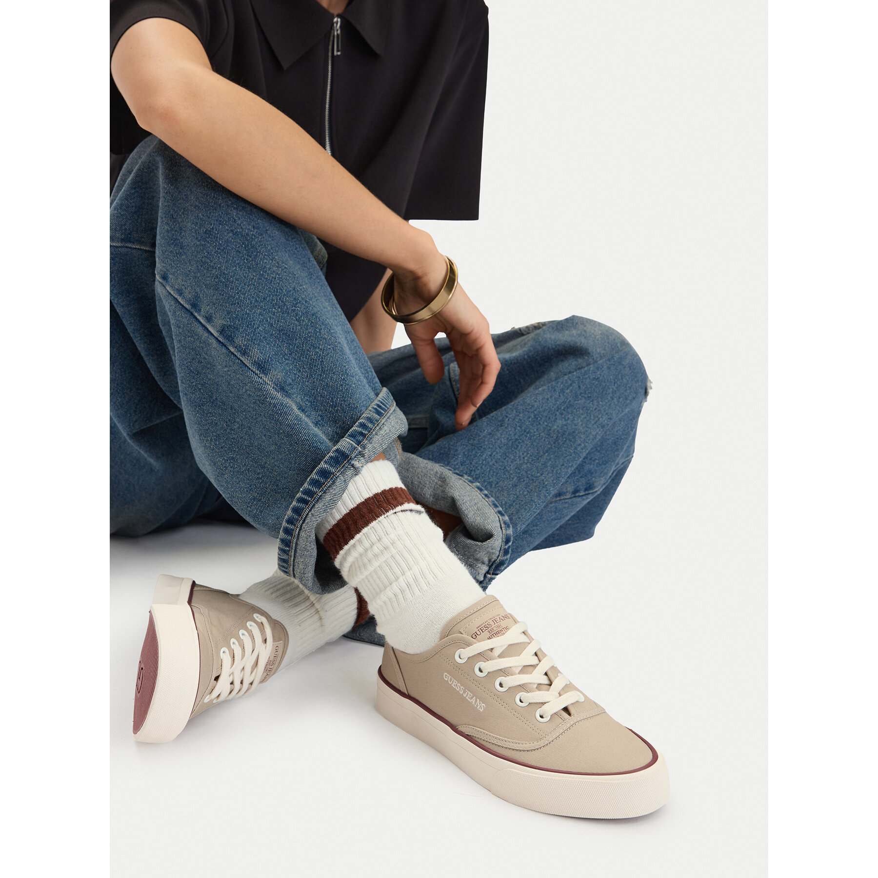 Teniși Guess Jeans CWBEO-WE-2025 Bej