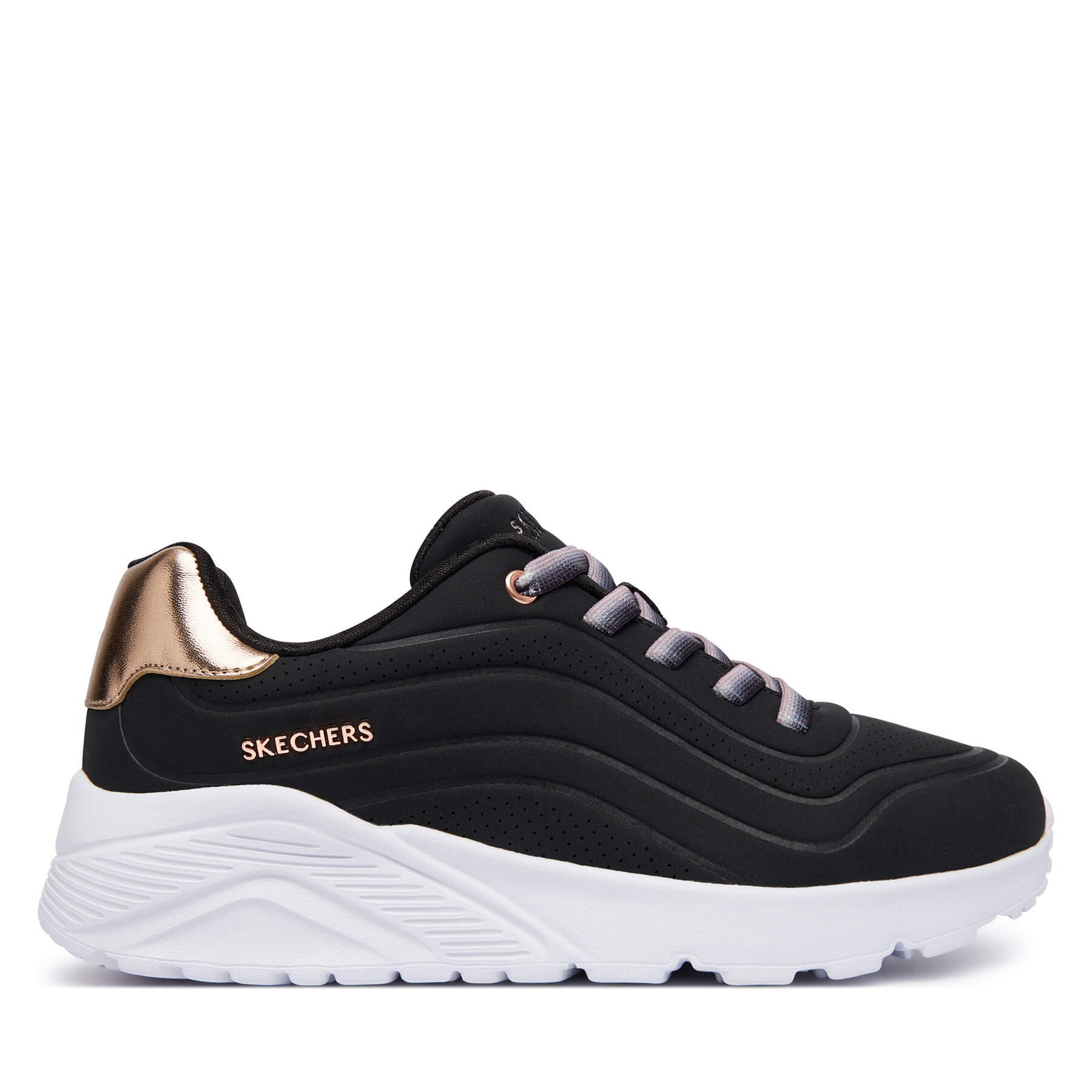 Superge Skechers UNO Lite - Ombre Wave 310818L Črna