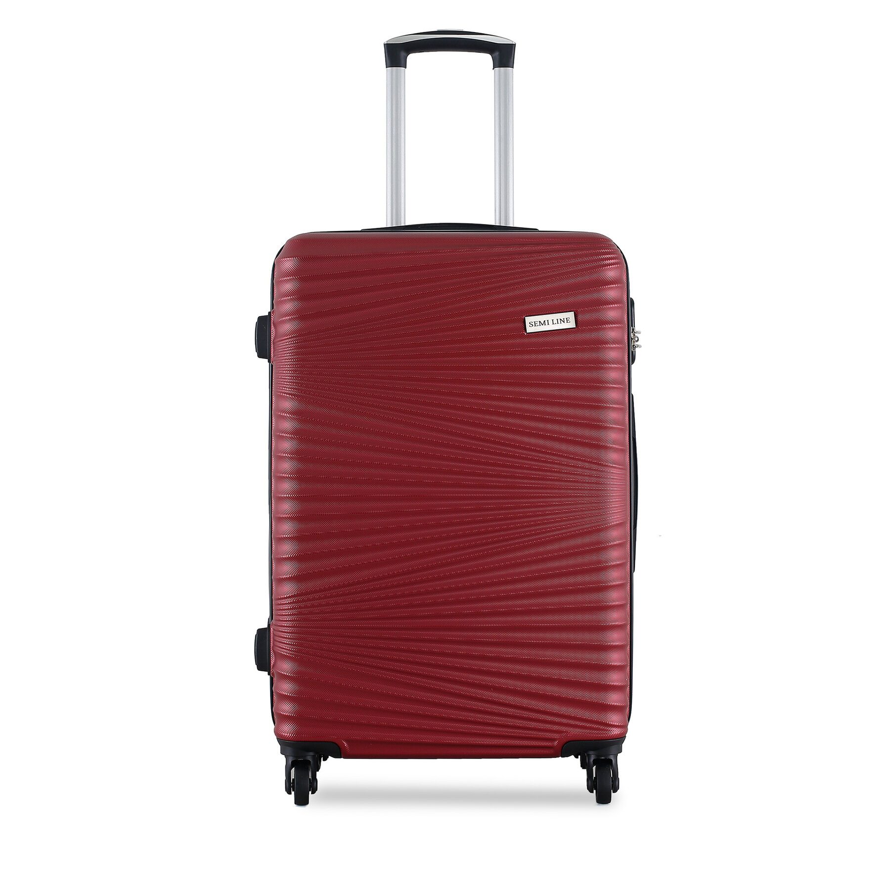 Maleta mediana Semi Line T5745-2 Guinda/burdeos