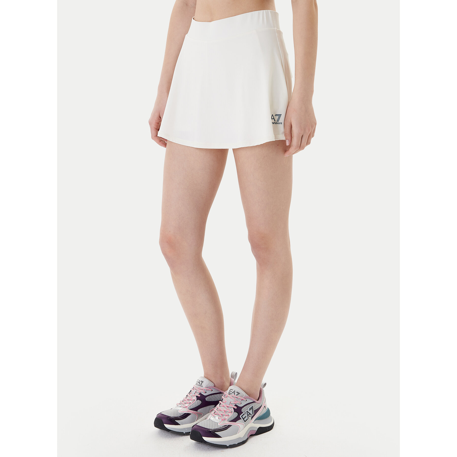EA7 Emporio Armani Tennisrock 7W000892 AF14524 U1060 Écru Regular Fit