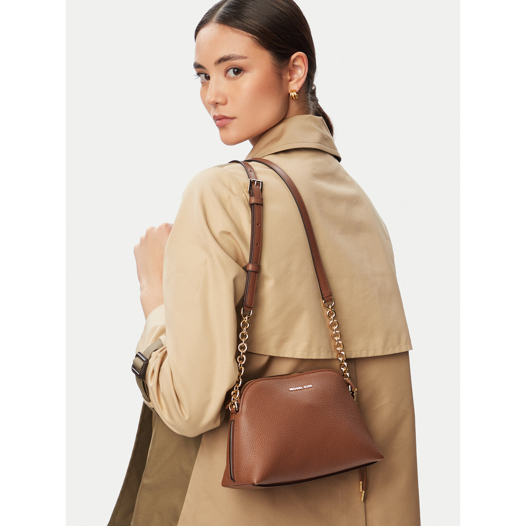 Geantă MICHAEL Michael Kors 32T6GX4C1L Maro