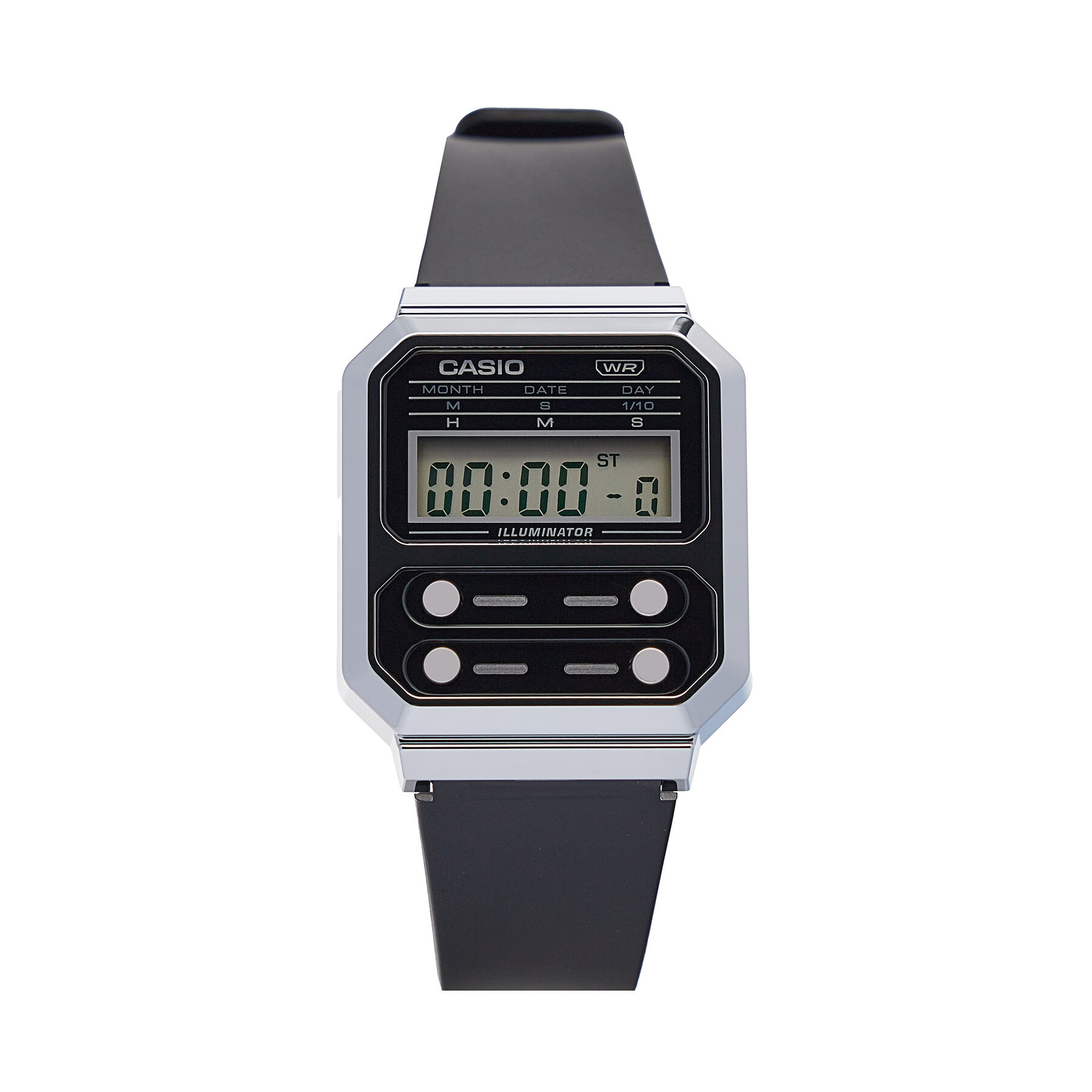 Ročna ura Casio A100WEF-1AEF Črna